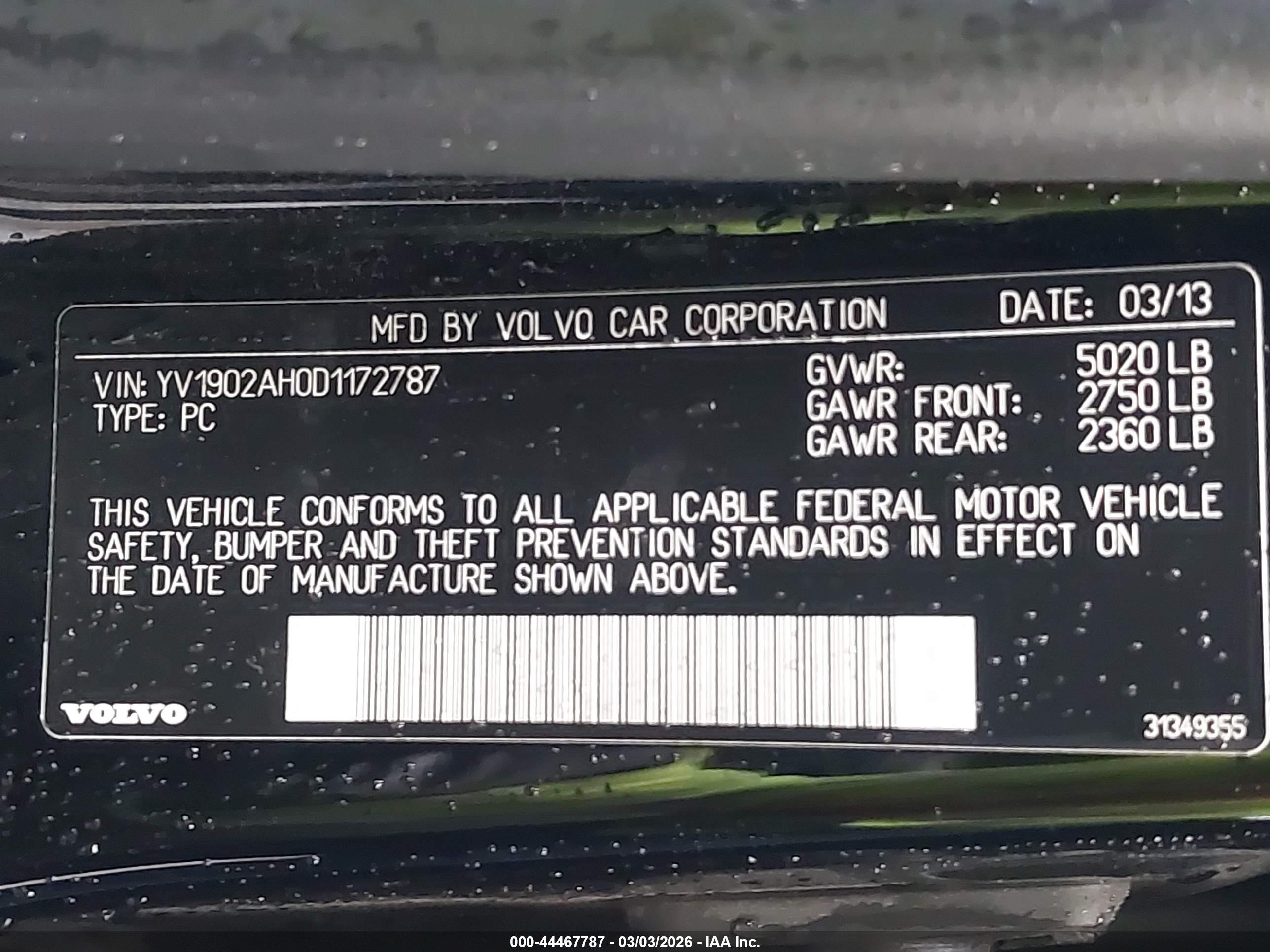 VOLVO S80 image 9