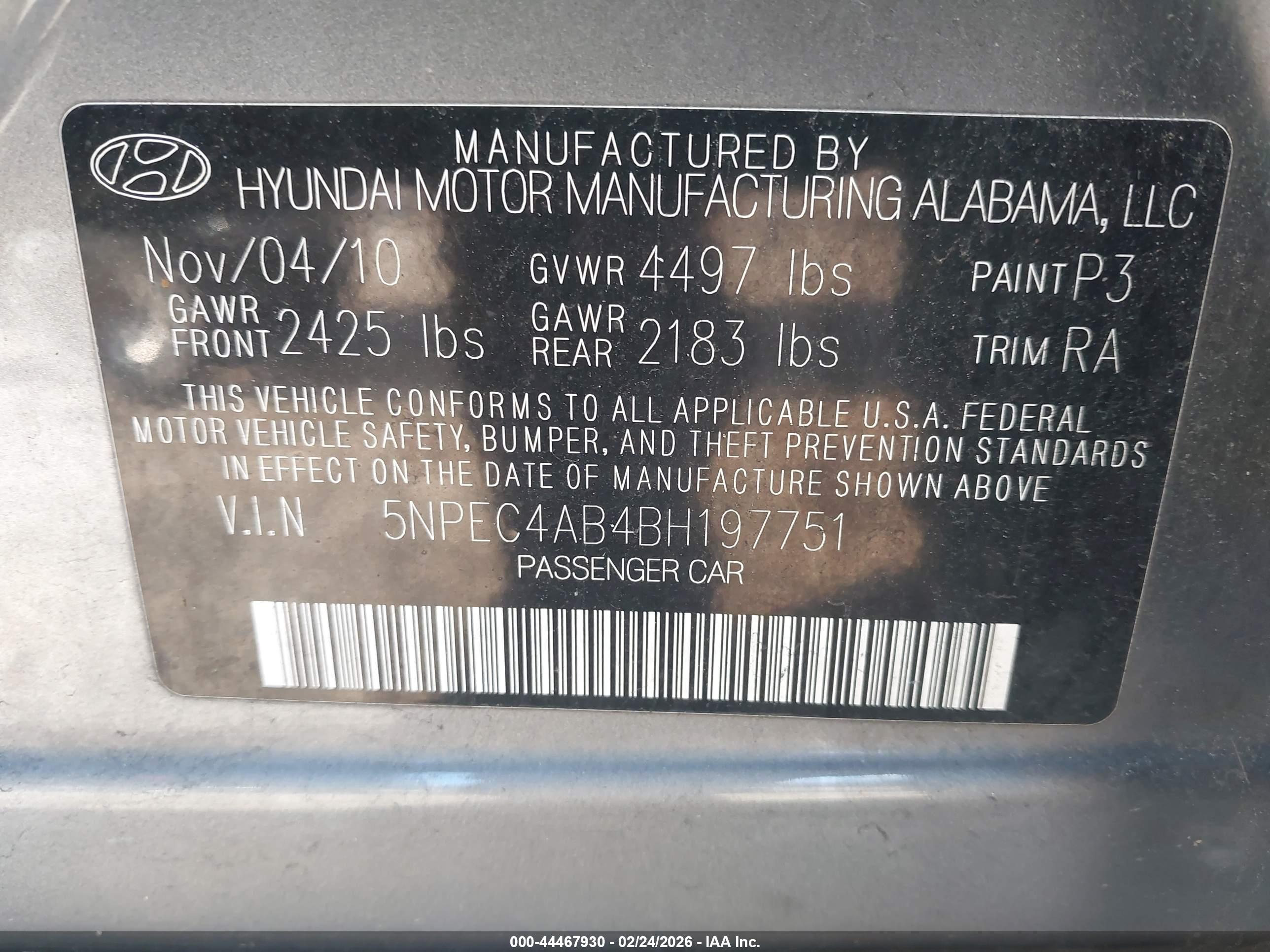 HYUNDAI SONATA image 9