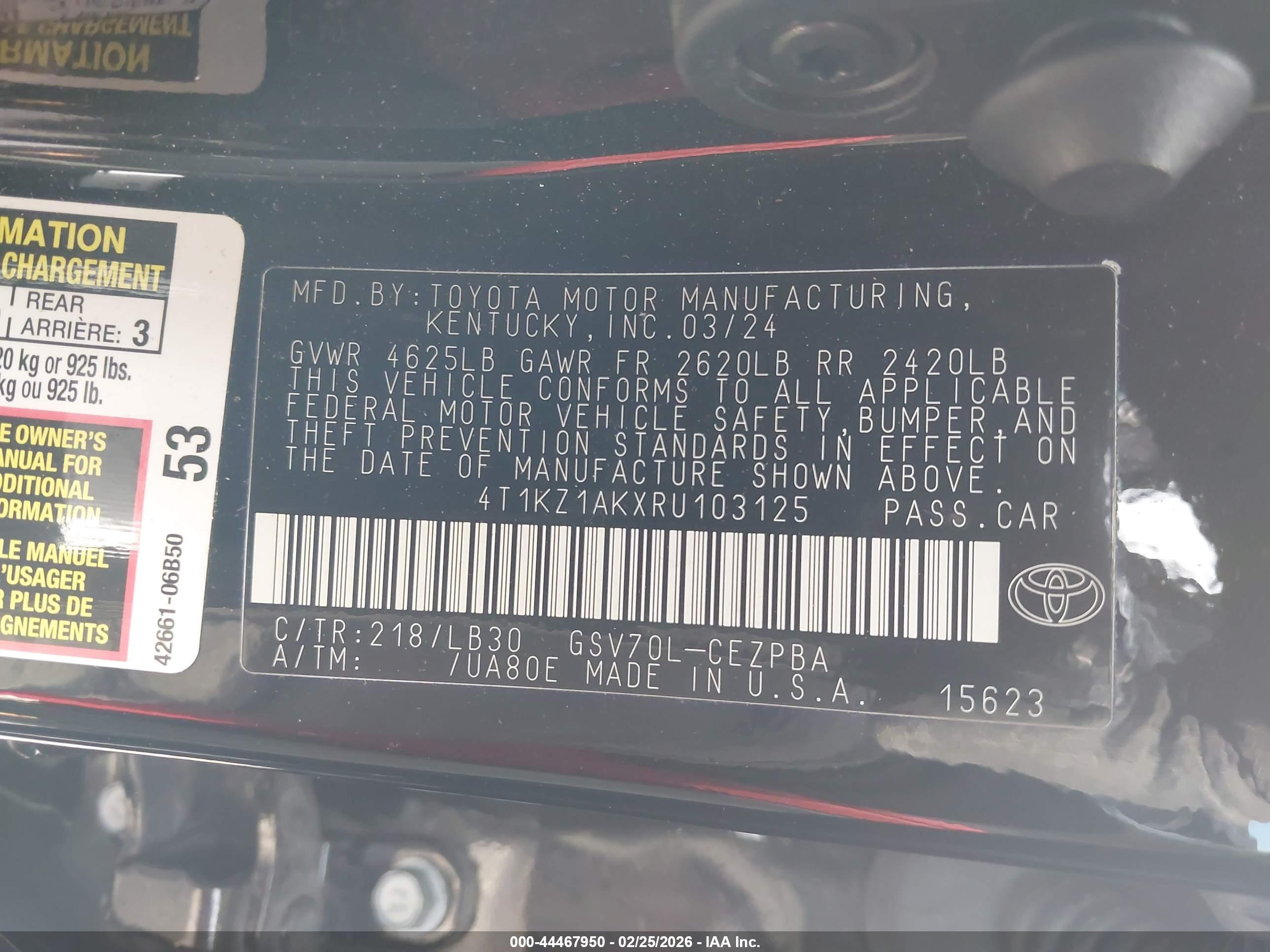 TOYOTA CAMRY image 9