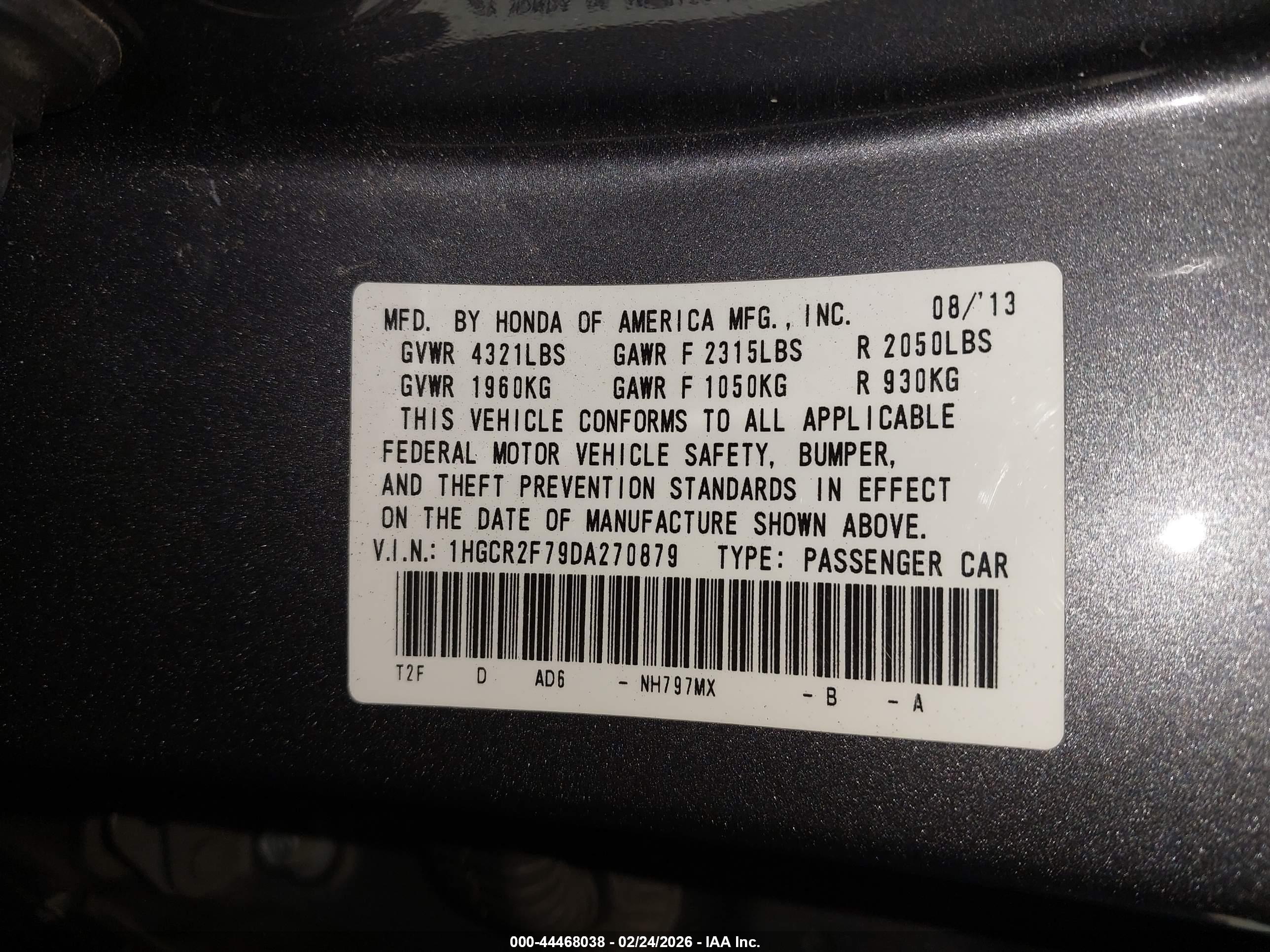 HONDA ACCORD image 9