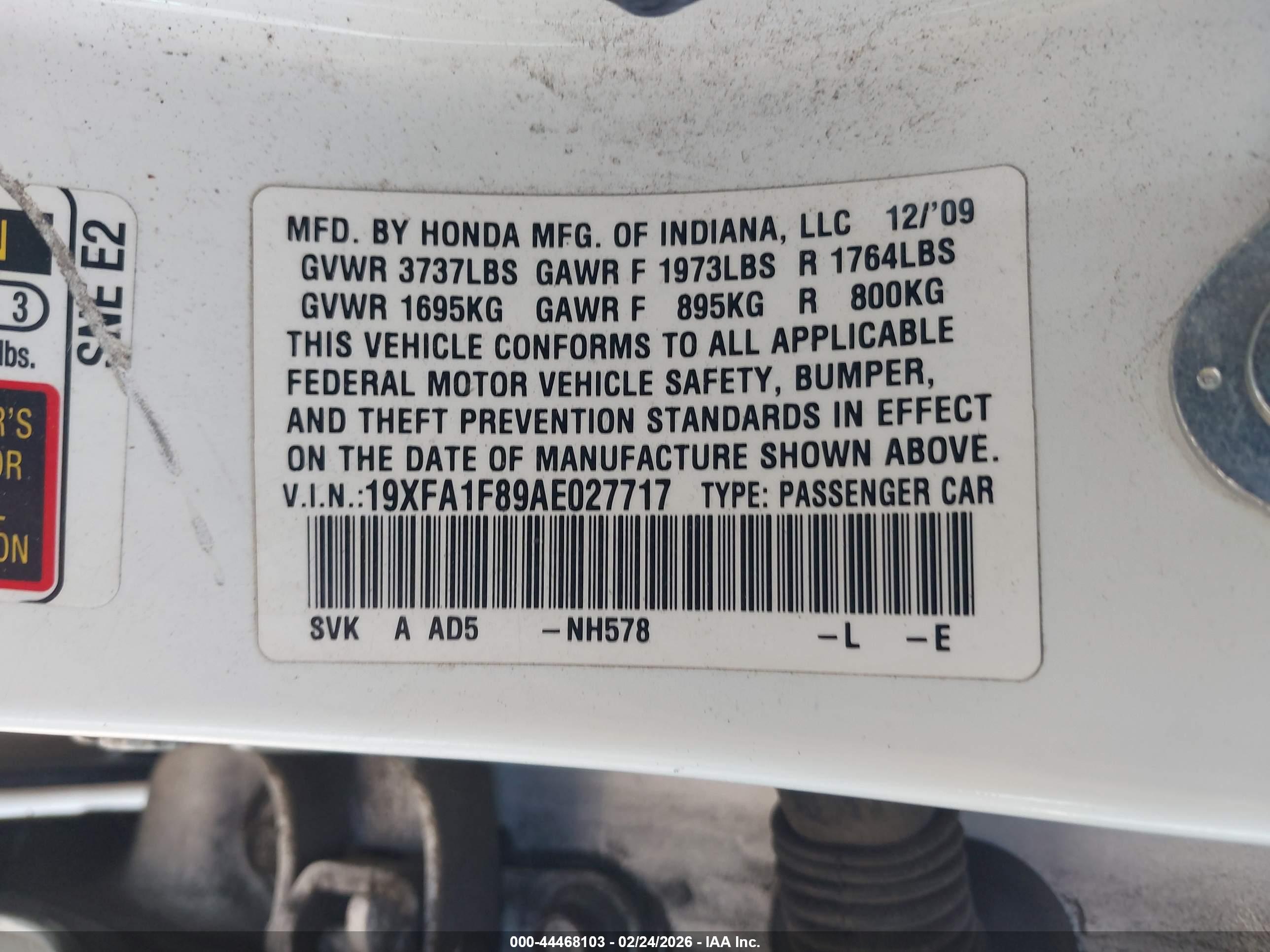 HONDA CIVIC image 9