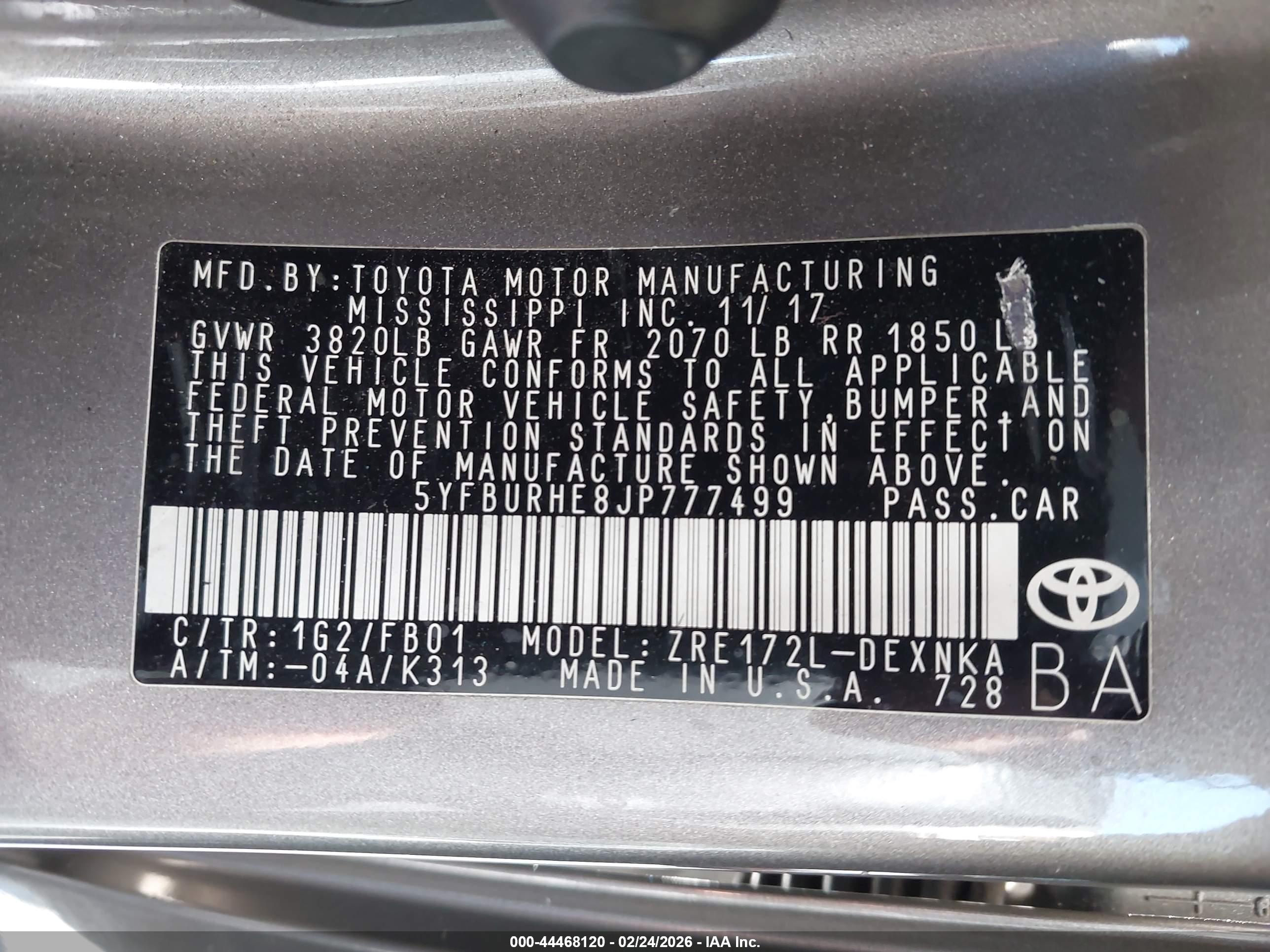 TOYOTA COROLLA image 9