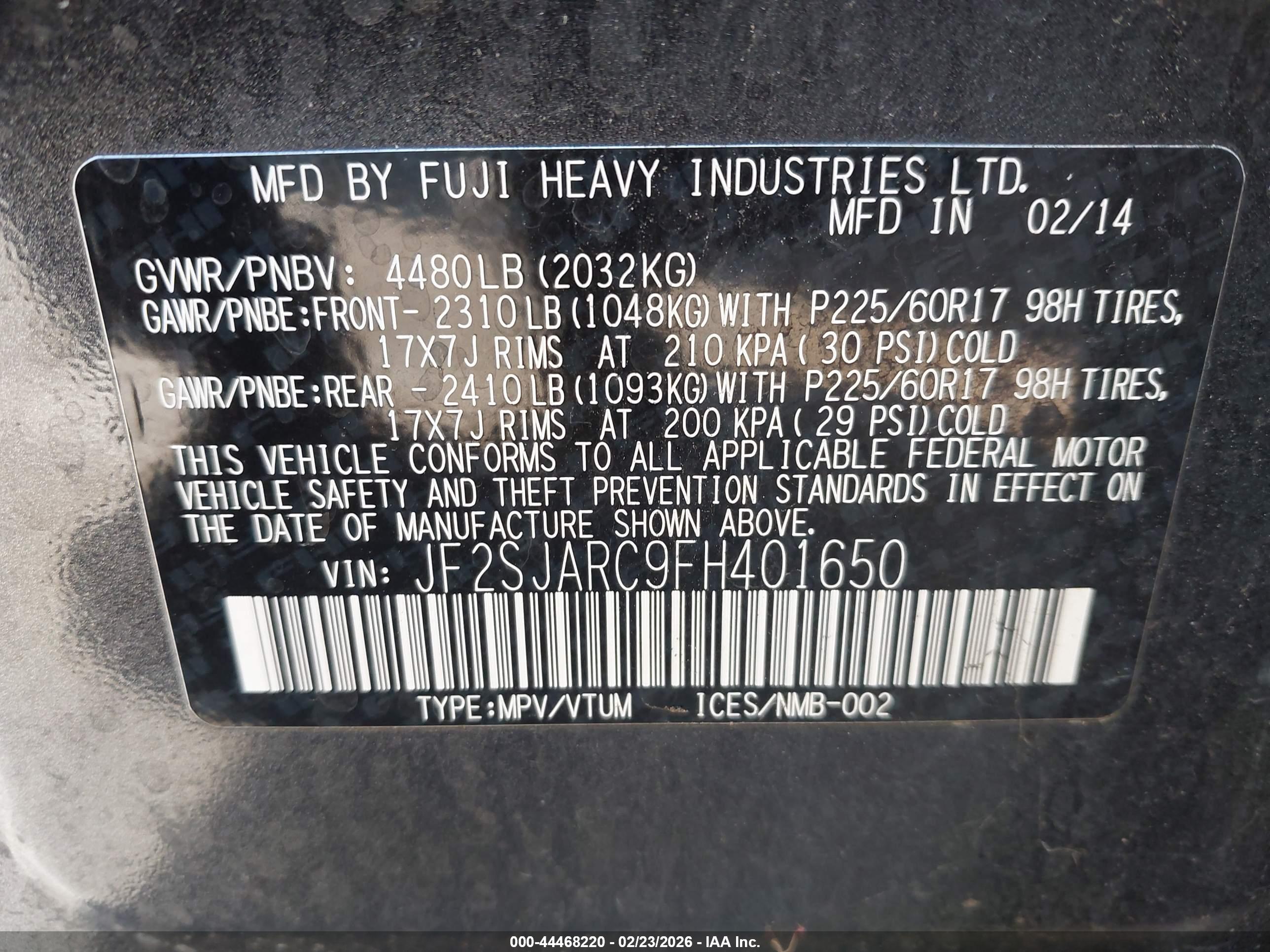 SUBARU FORESTER image 9