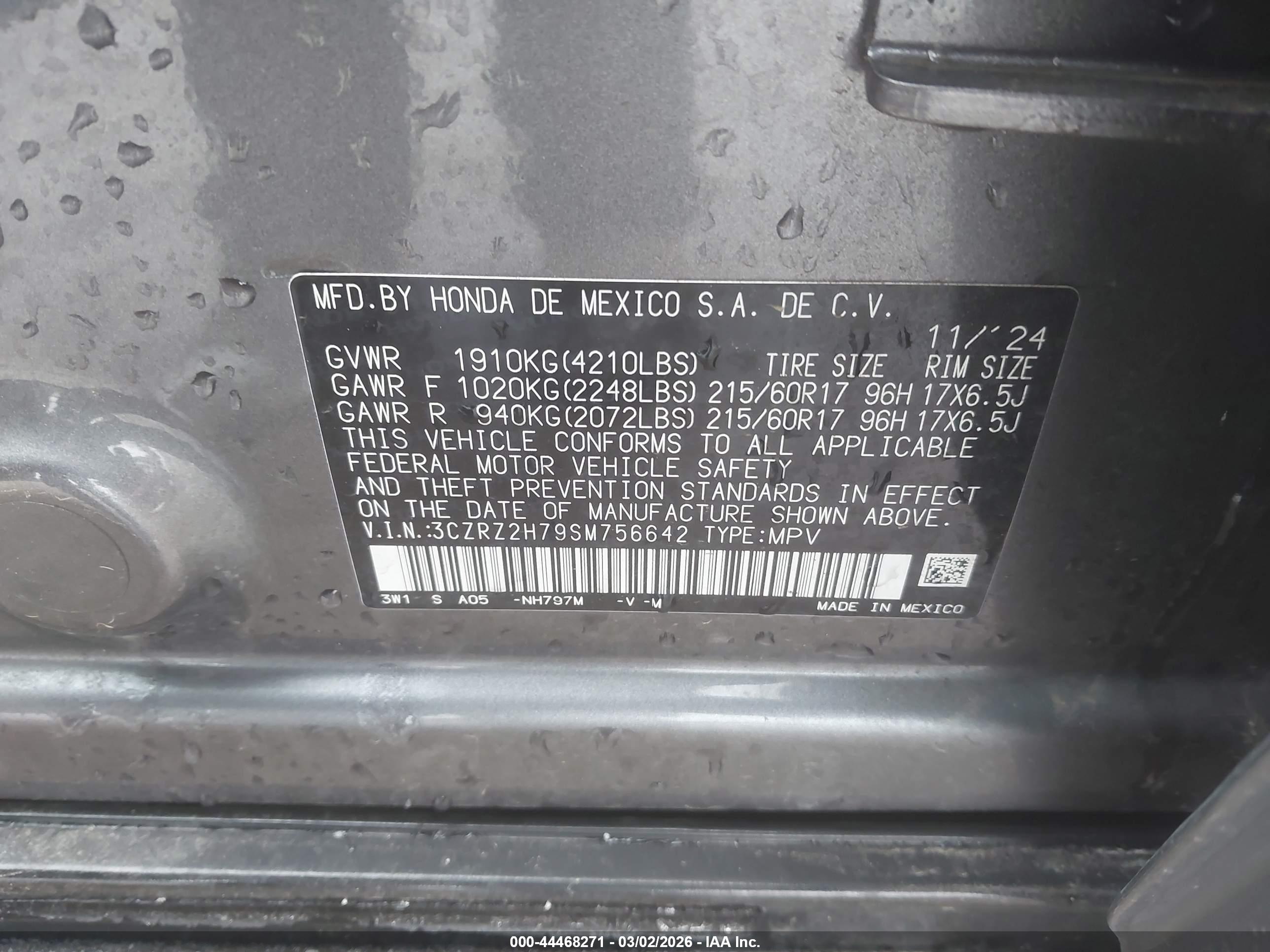 HONDA HR-V image 9