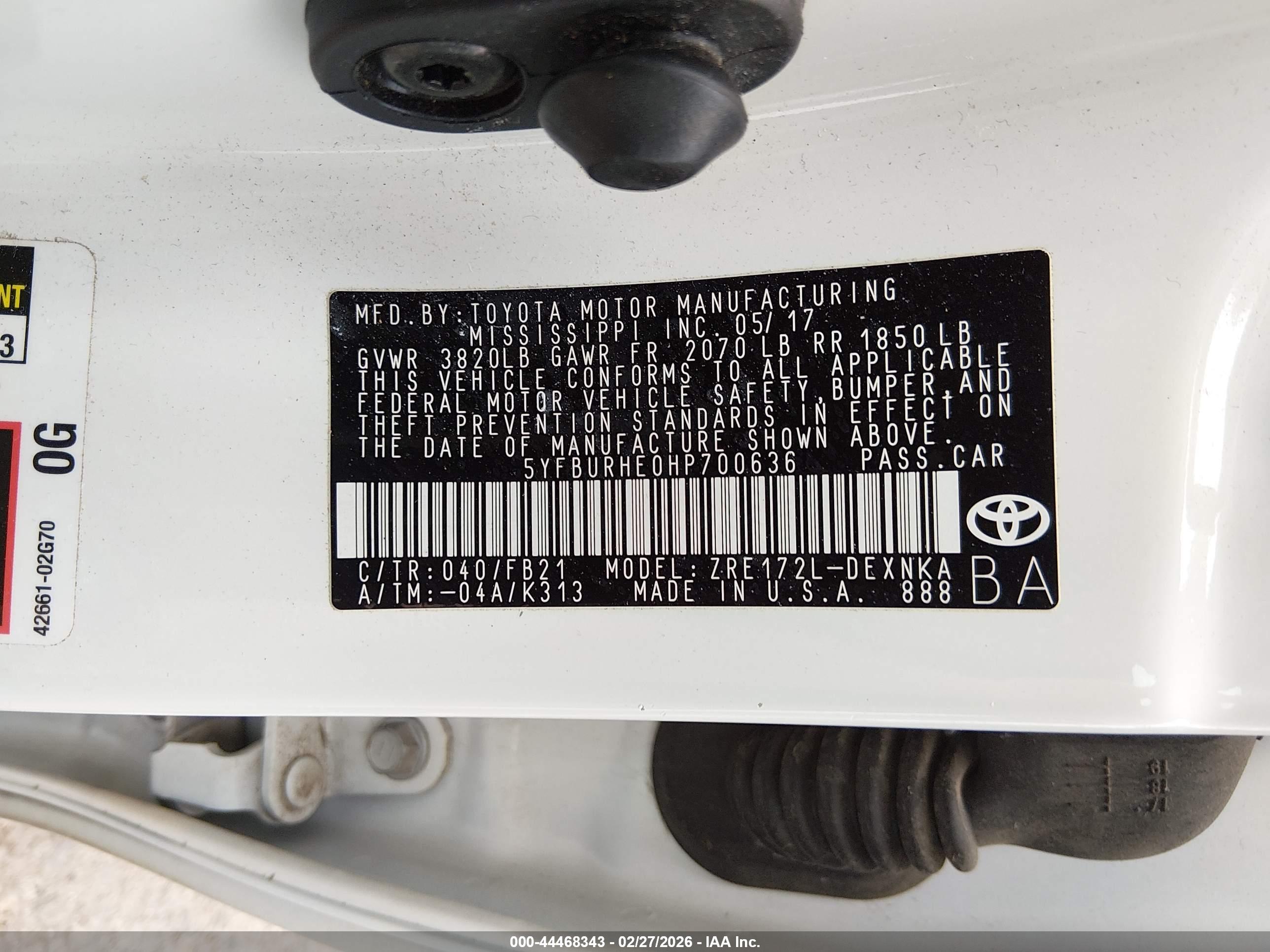 TOYOTA COROLLA image 9