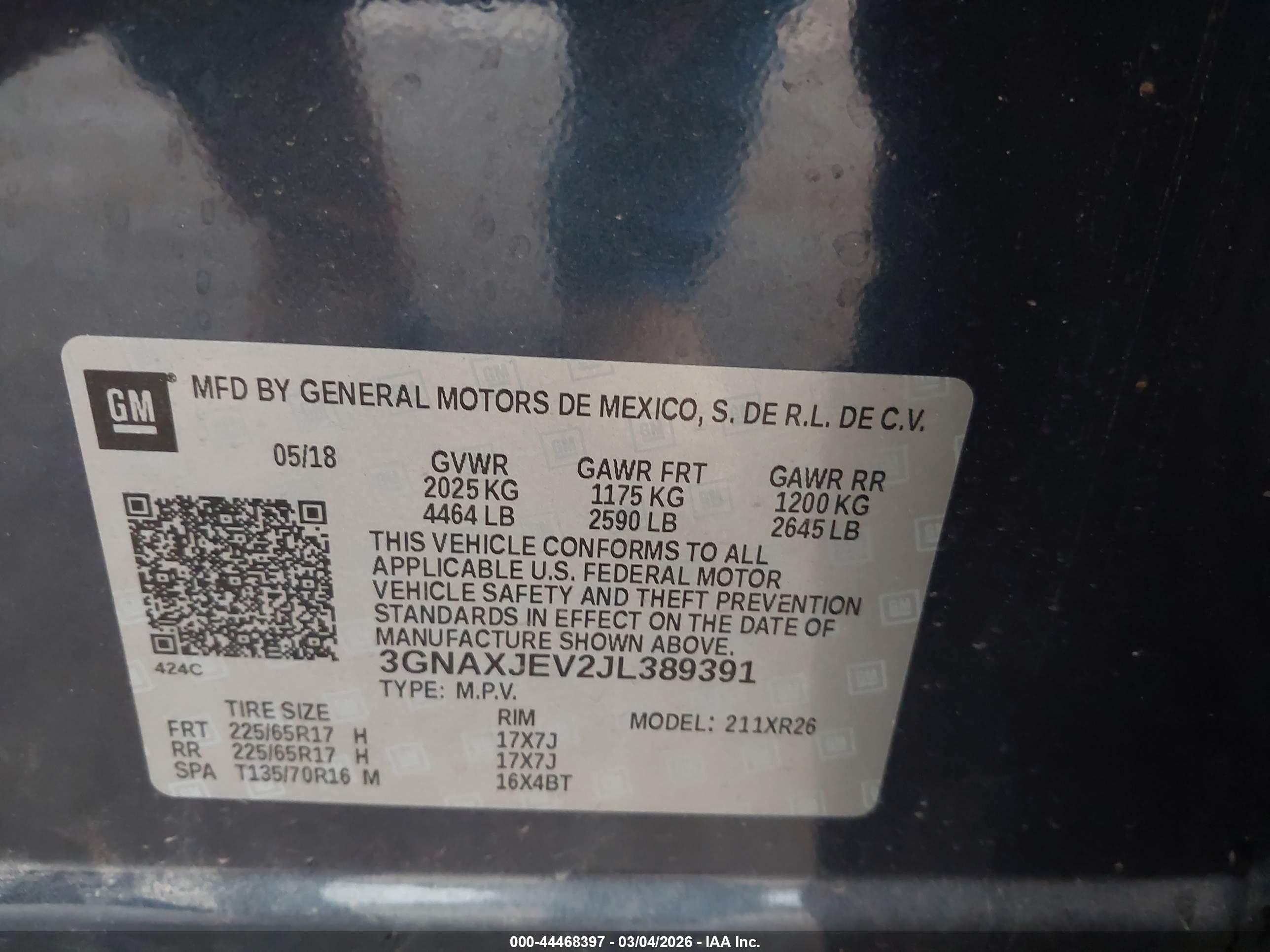 CHEVROLET EQUINOX image 9