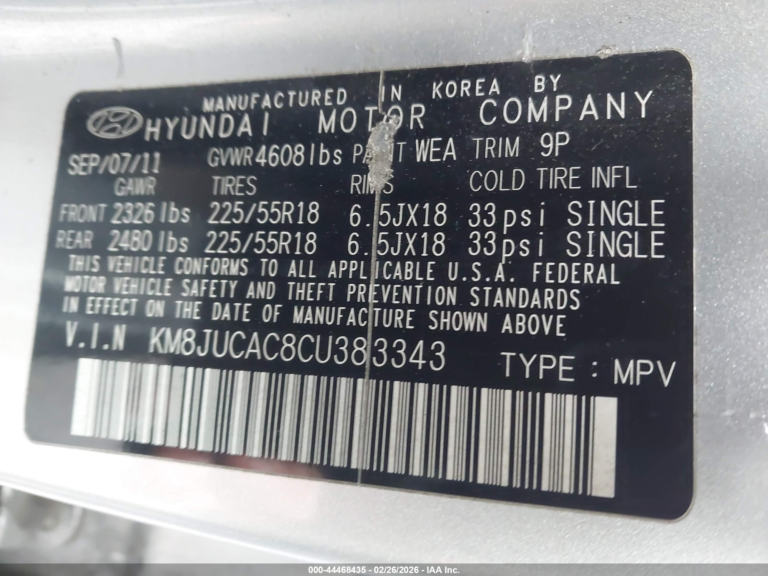 HYUNDAI TUCSON image 9