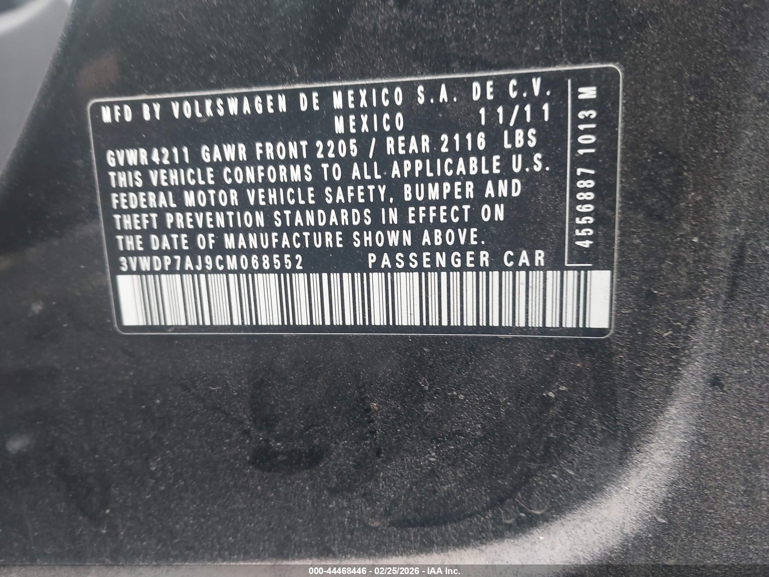 VOLKSWAGEN JETTA image 9