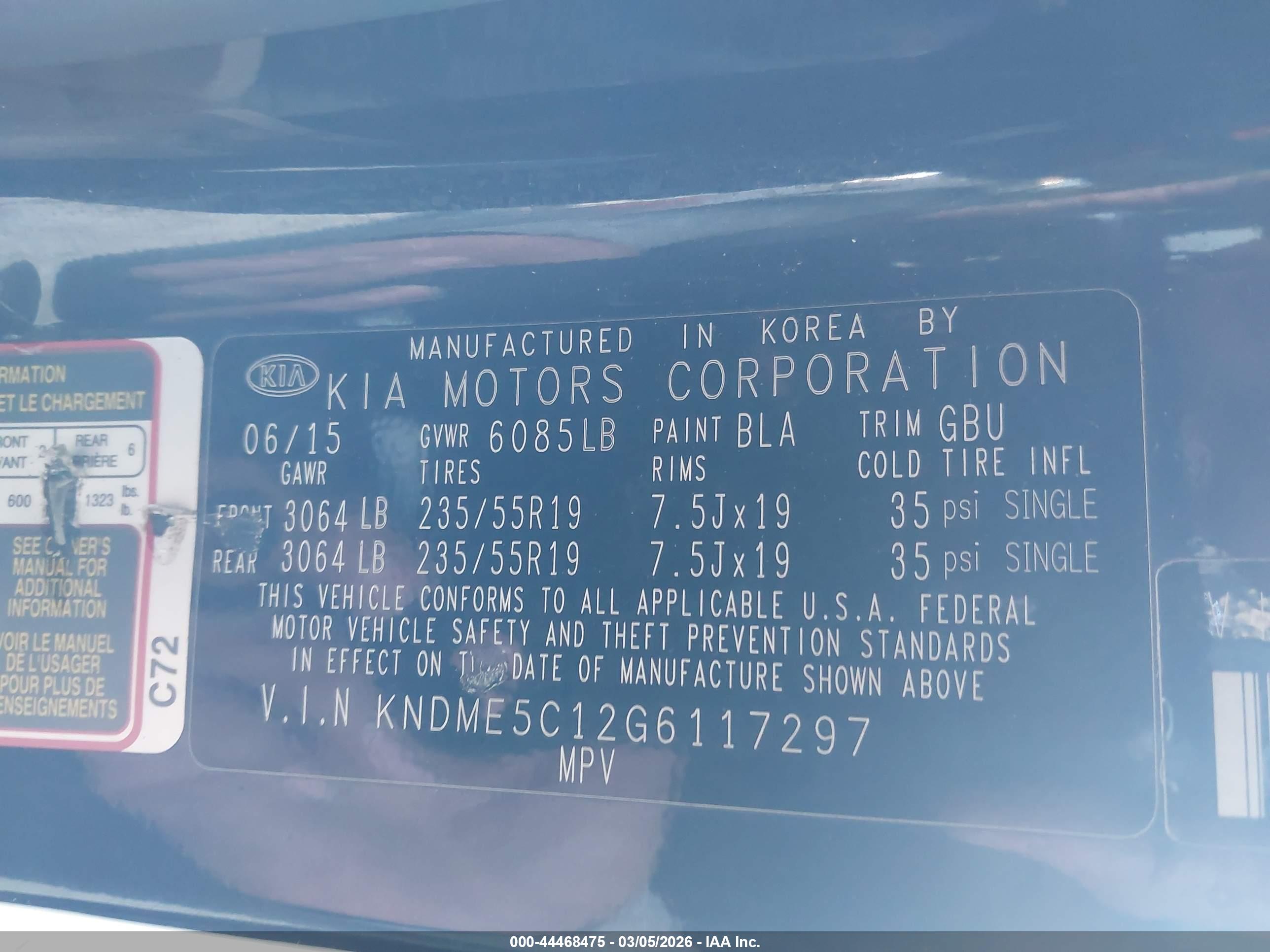 KIA SEDONA image 9