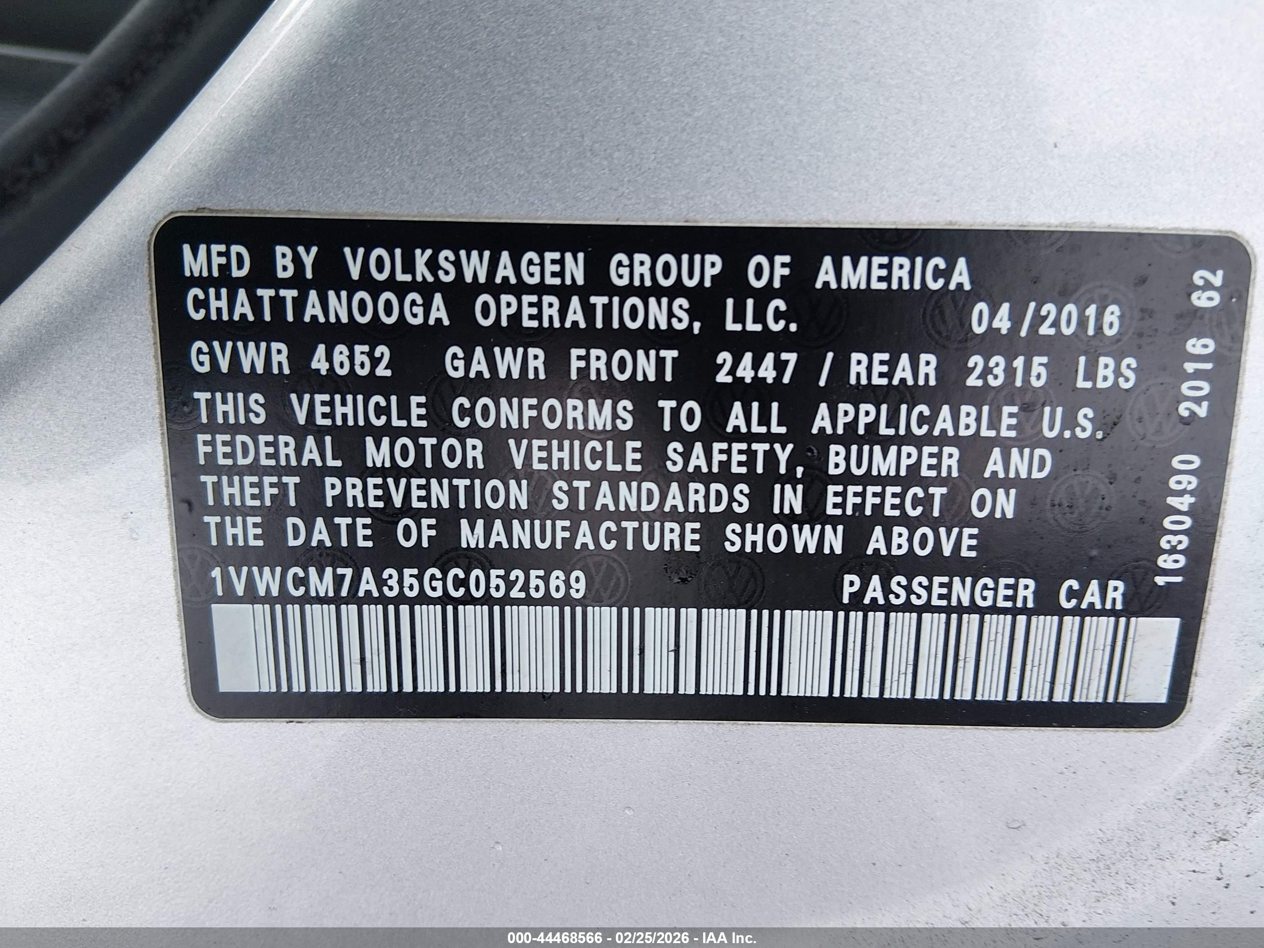 VOLKSWAGEN PASSAT image 9