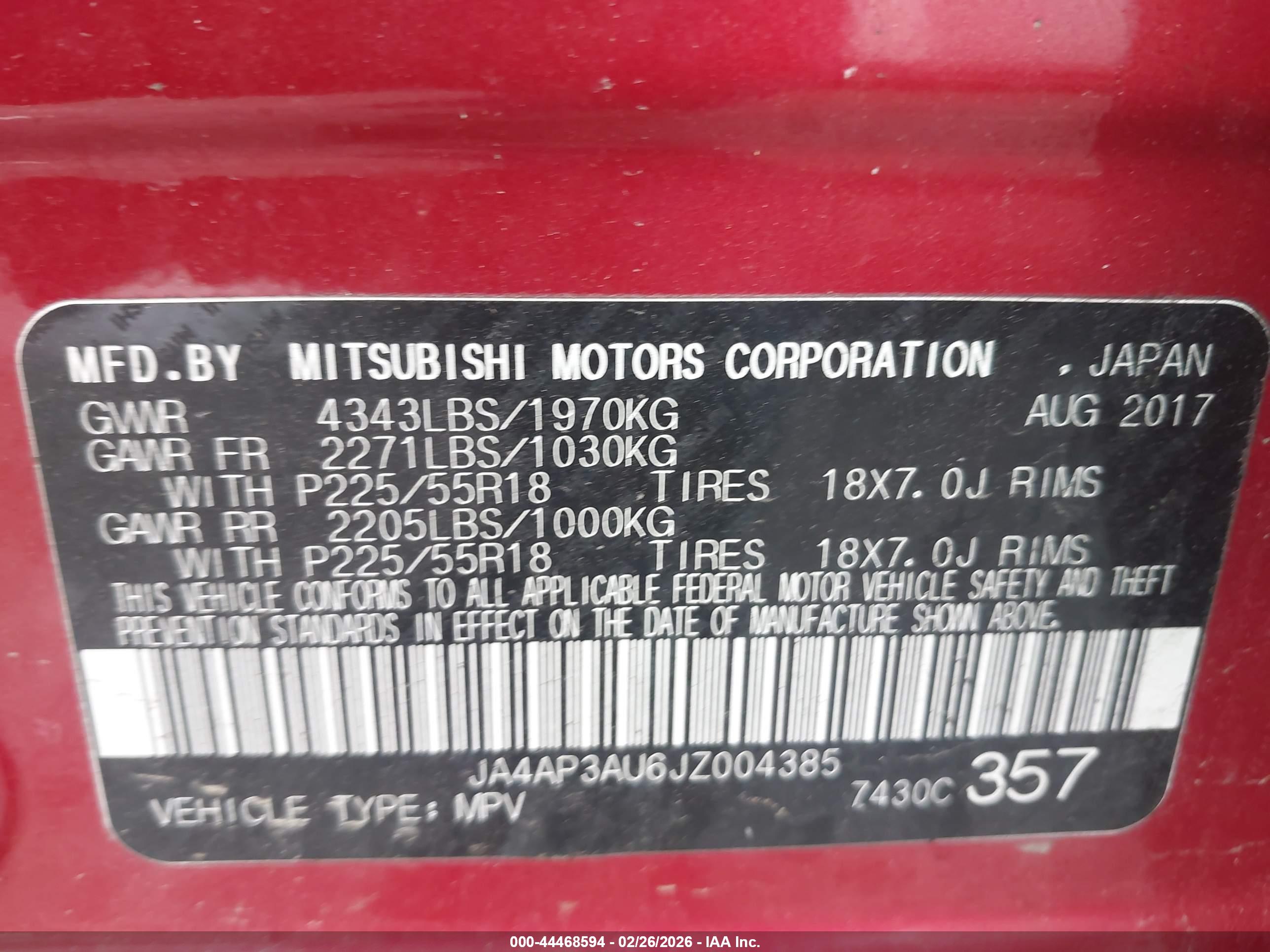 MITSUBISHI OUTLANDER image 9