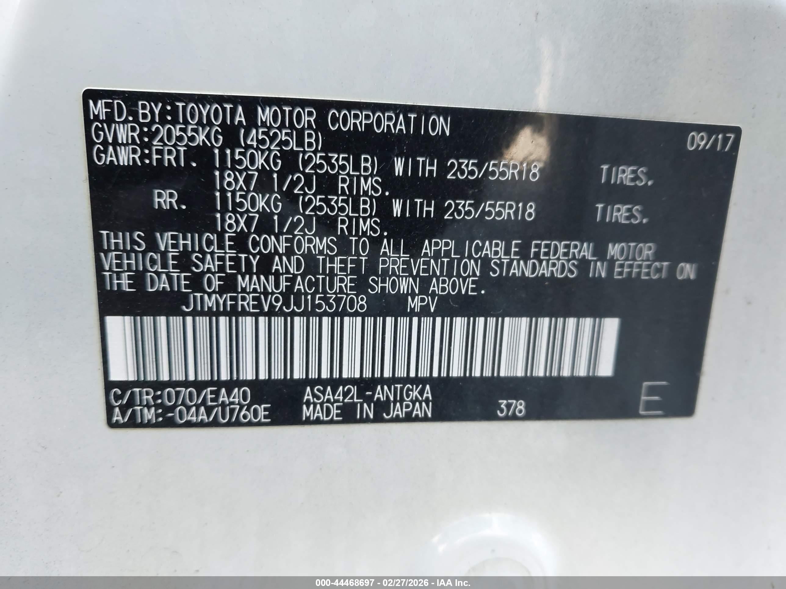 TOYOTA RAV4 image 9