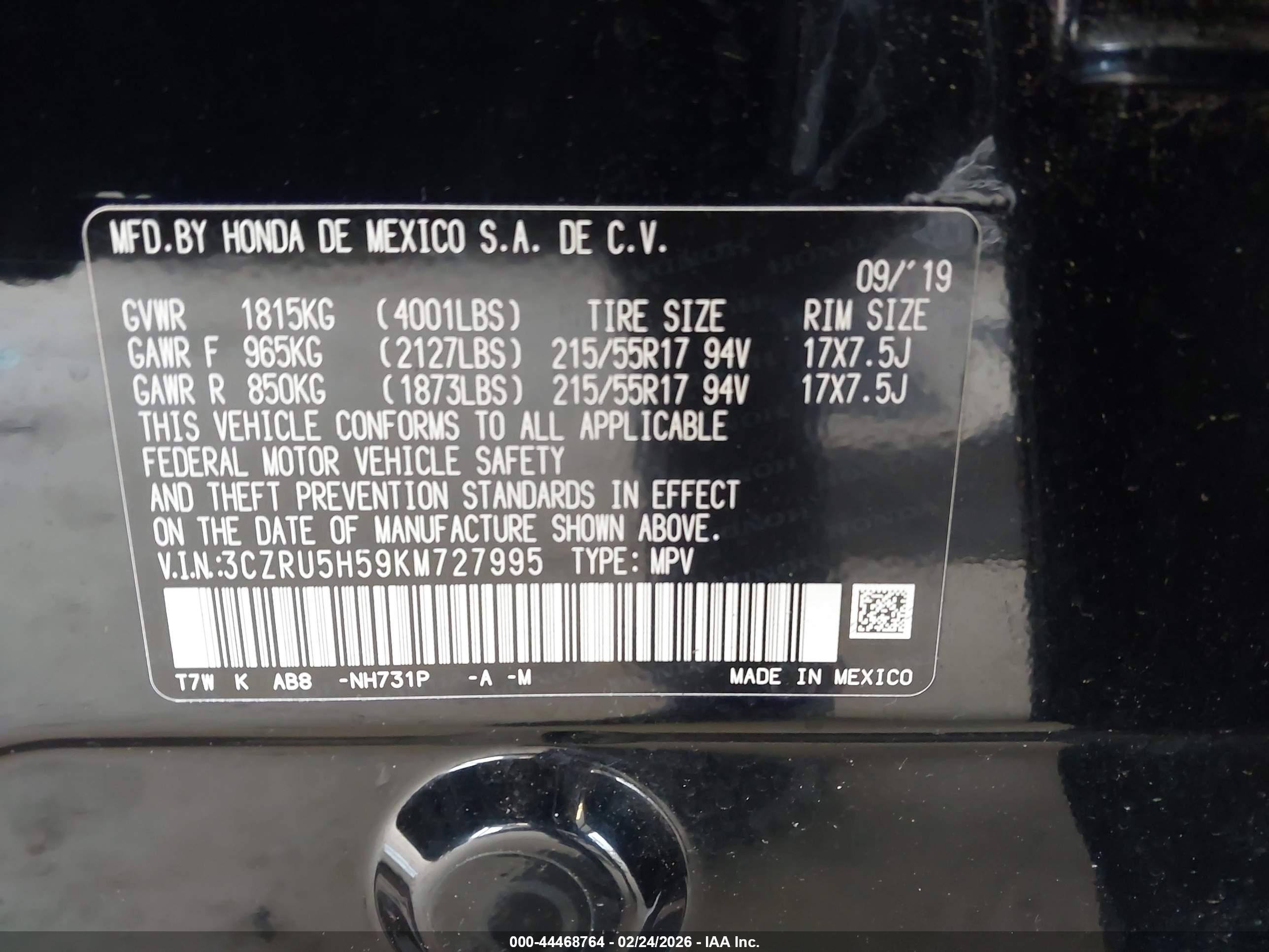 HONDA HR-V image 9