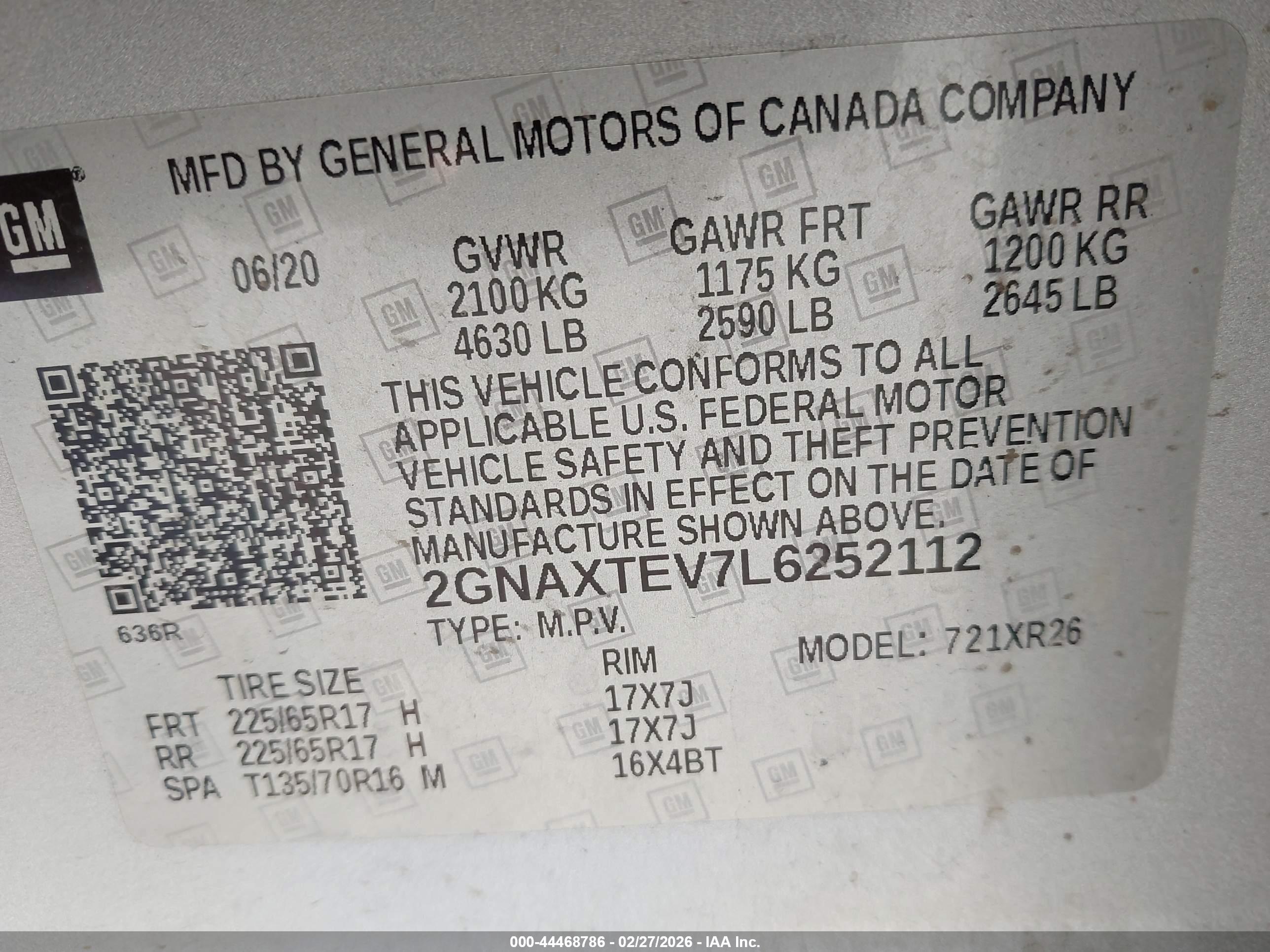 CHEVROLET EQUINOX image 9