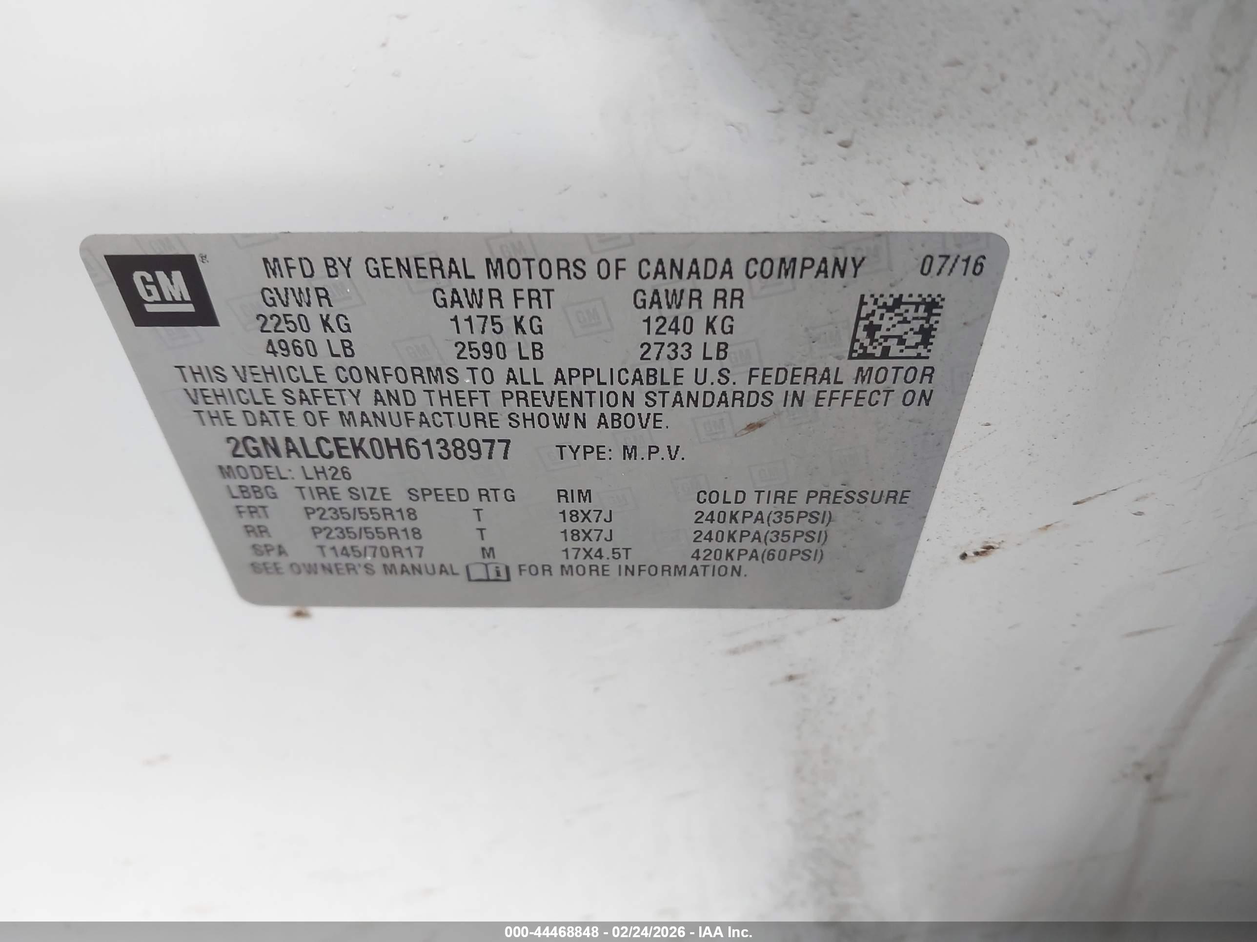 CHEVROLET EQUINOX image 9