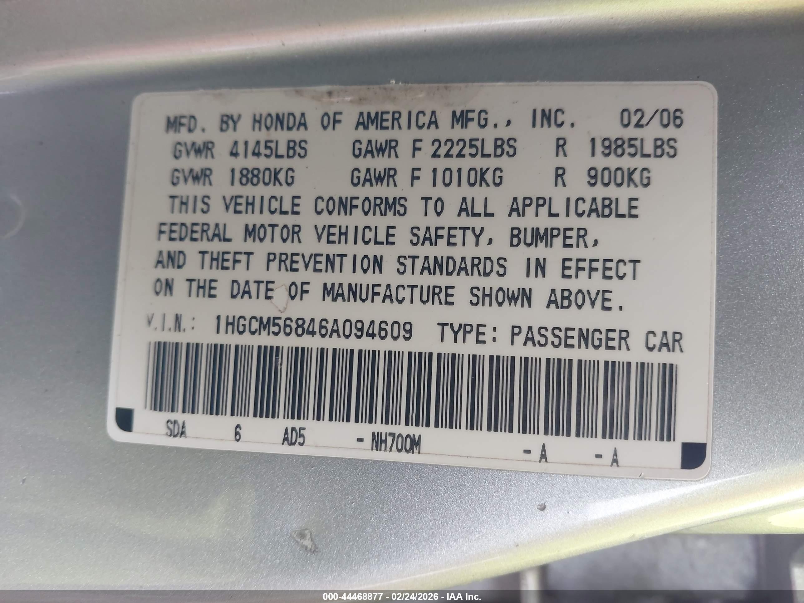 HONDA ACCORD image 9