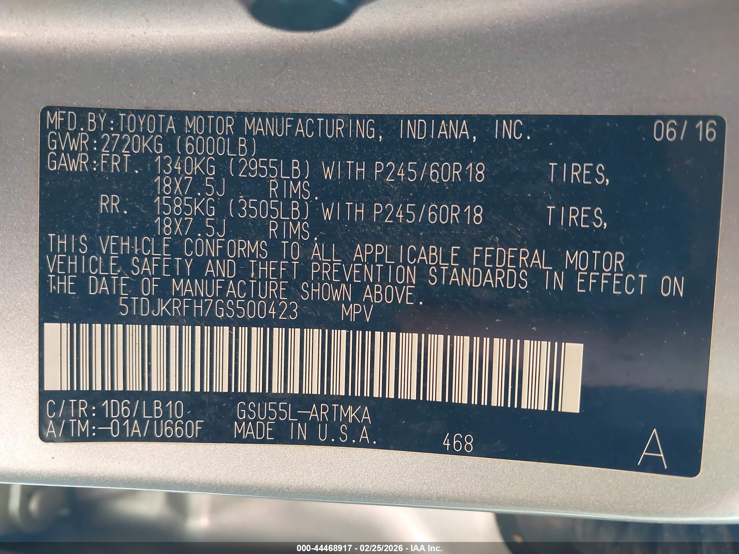 TOYOTA HIGHLANDER image 9