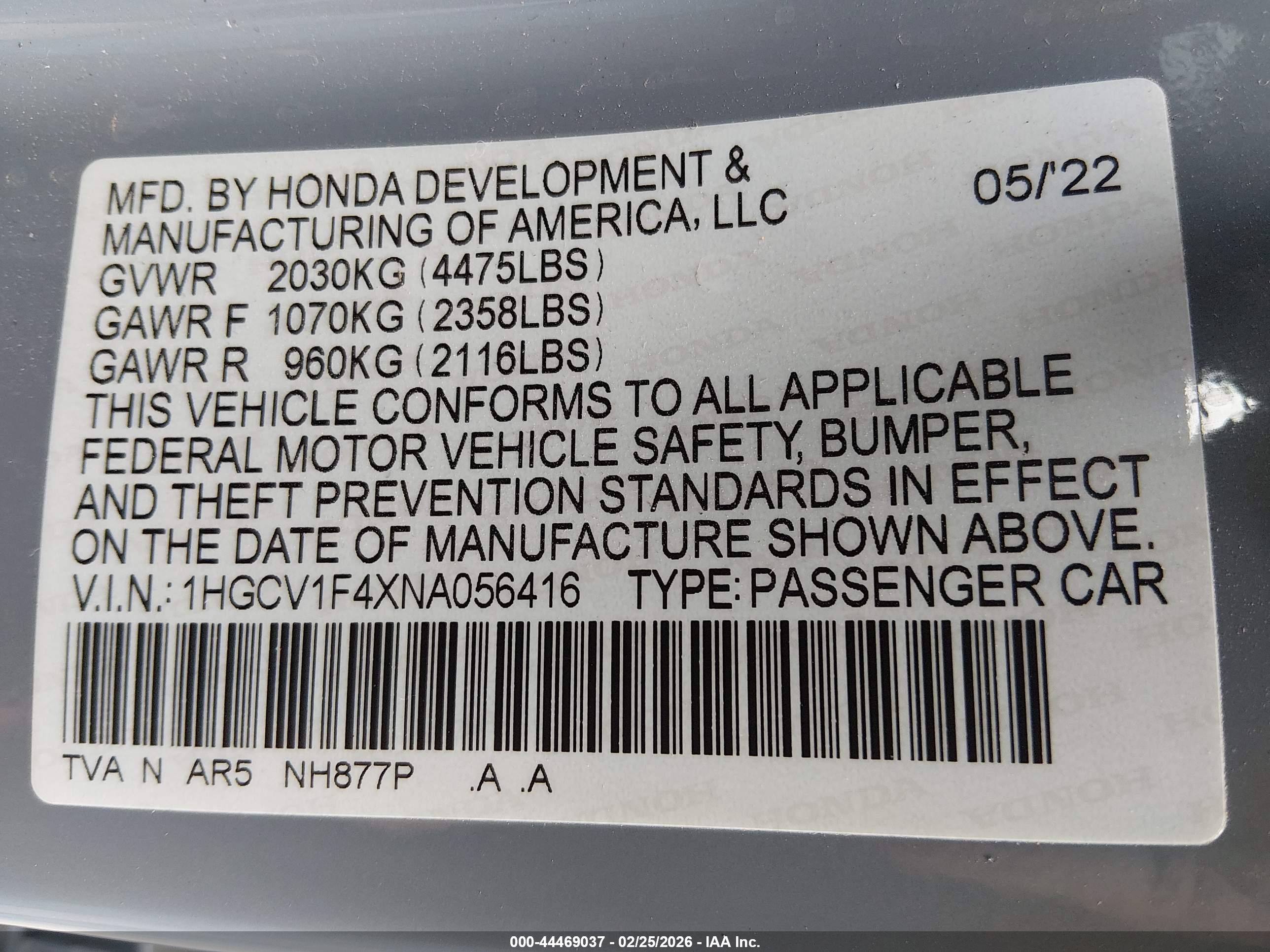 HONDA ACCORD image 9
