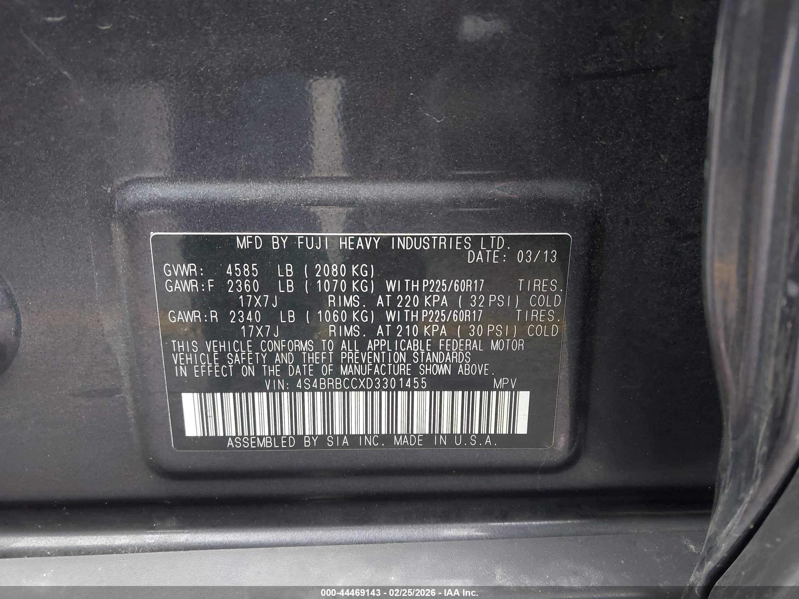 SUBARU OUTBACK image 9