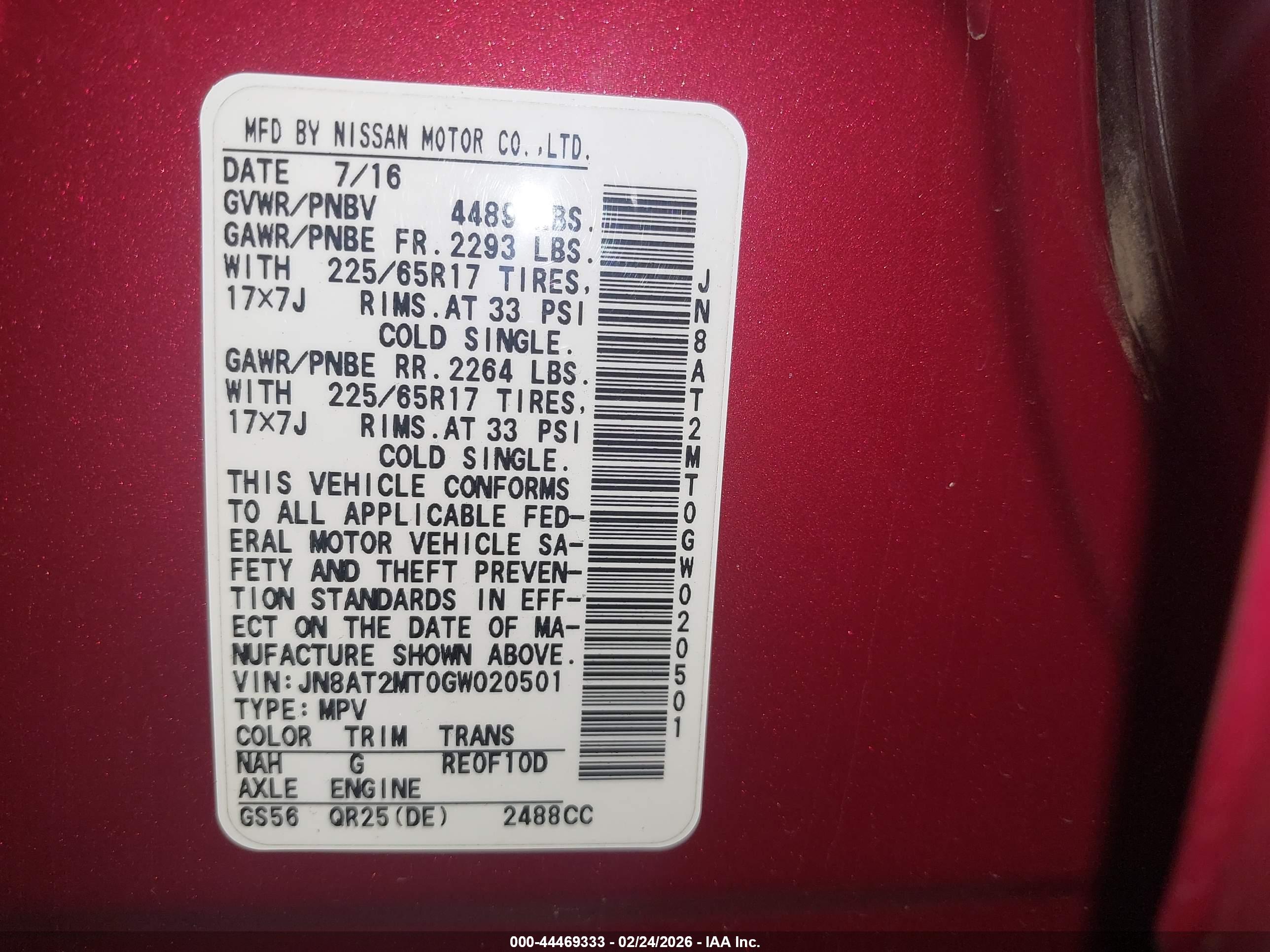 NISSAN ROGUE image 9