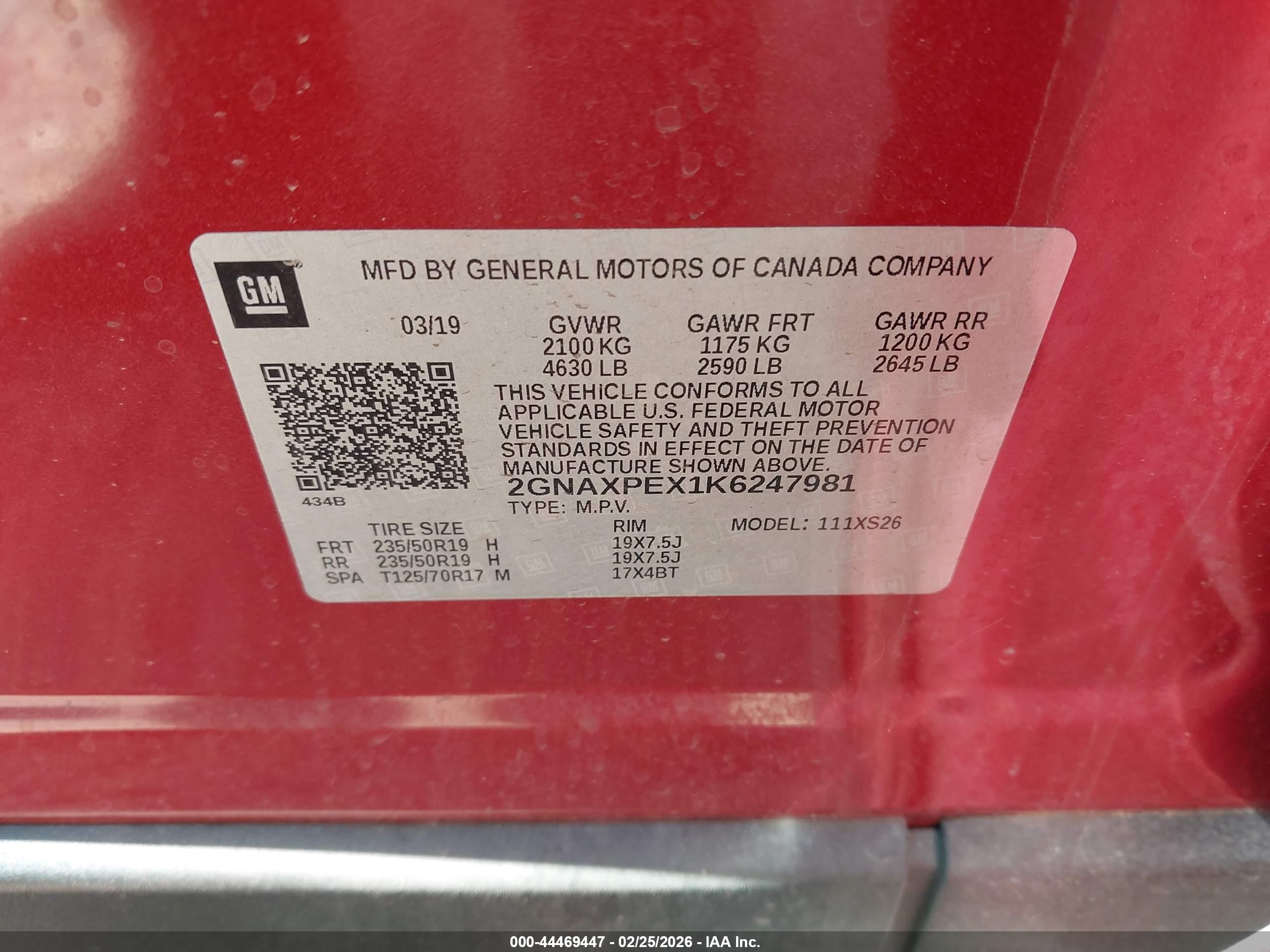 CHEVROLET EQUINOX image 9