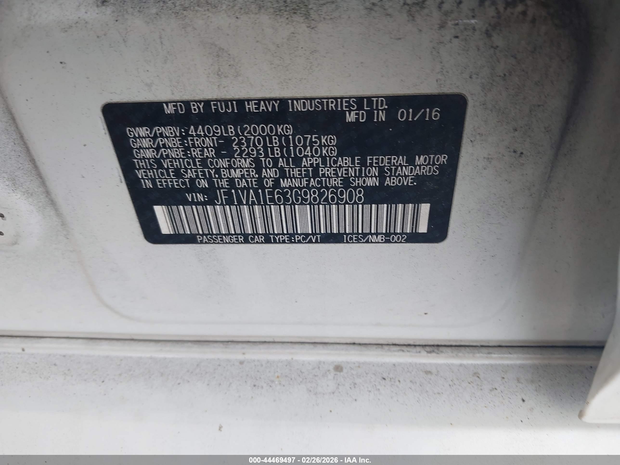 SUBARU WRX image 9