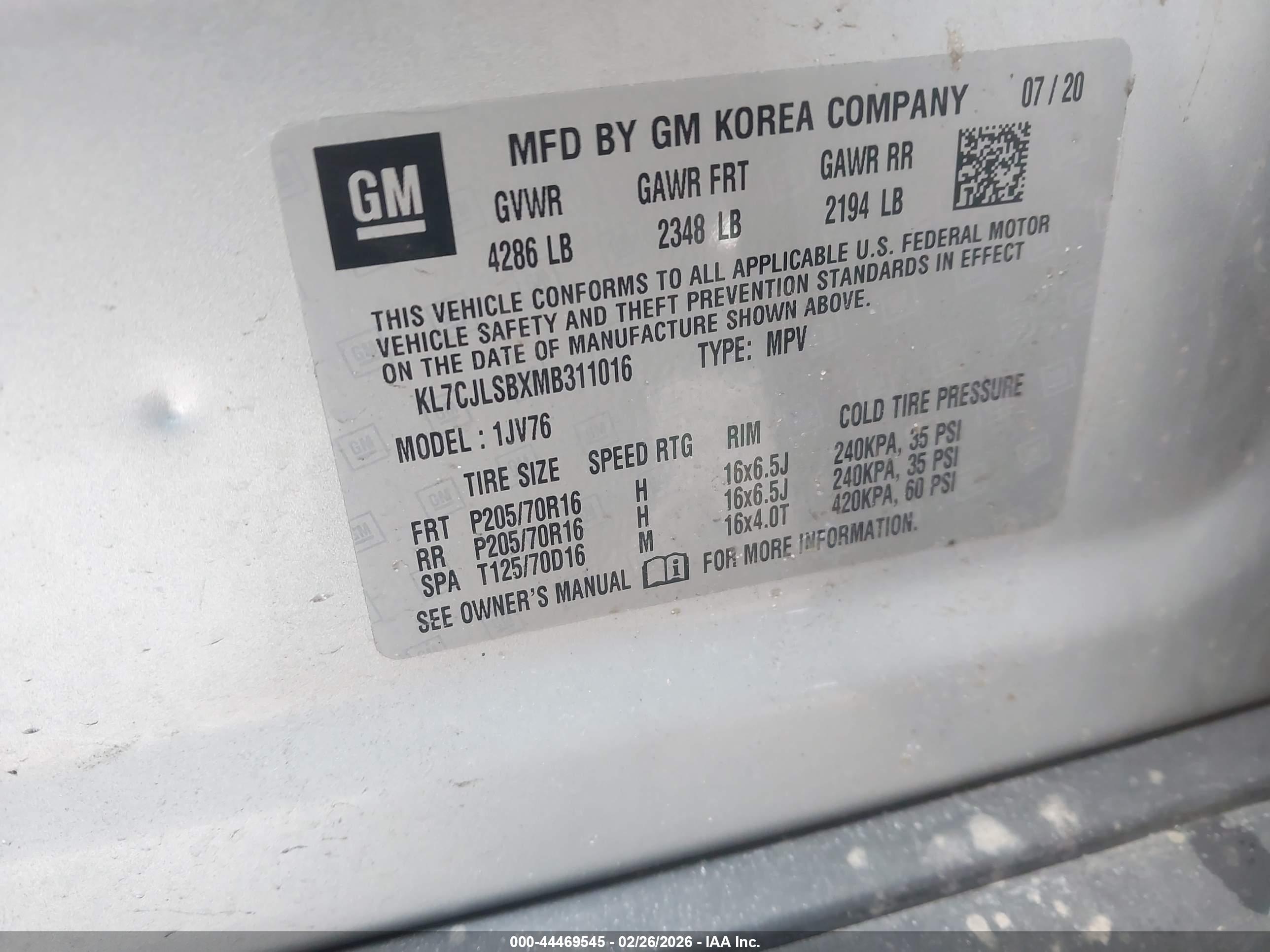 CHEVROLET TRAX image 9