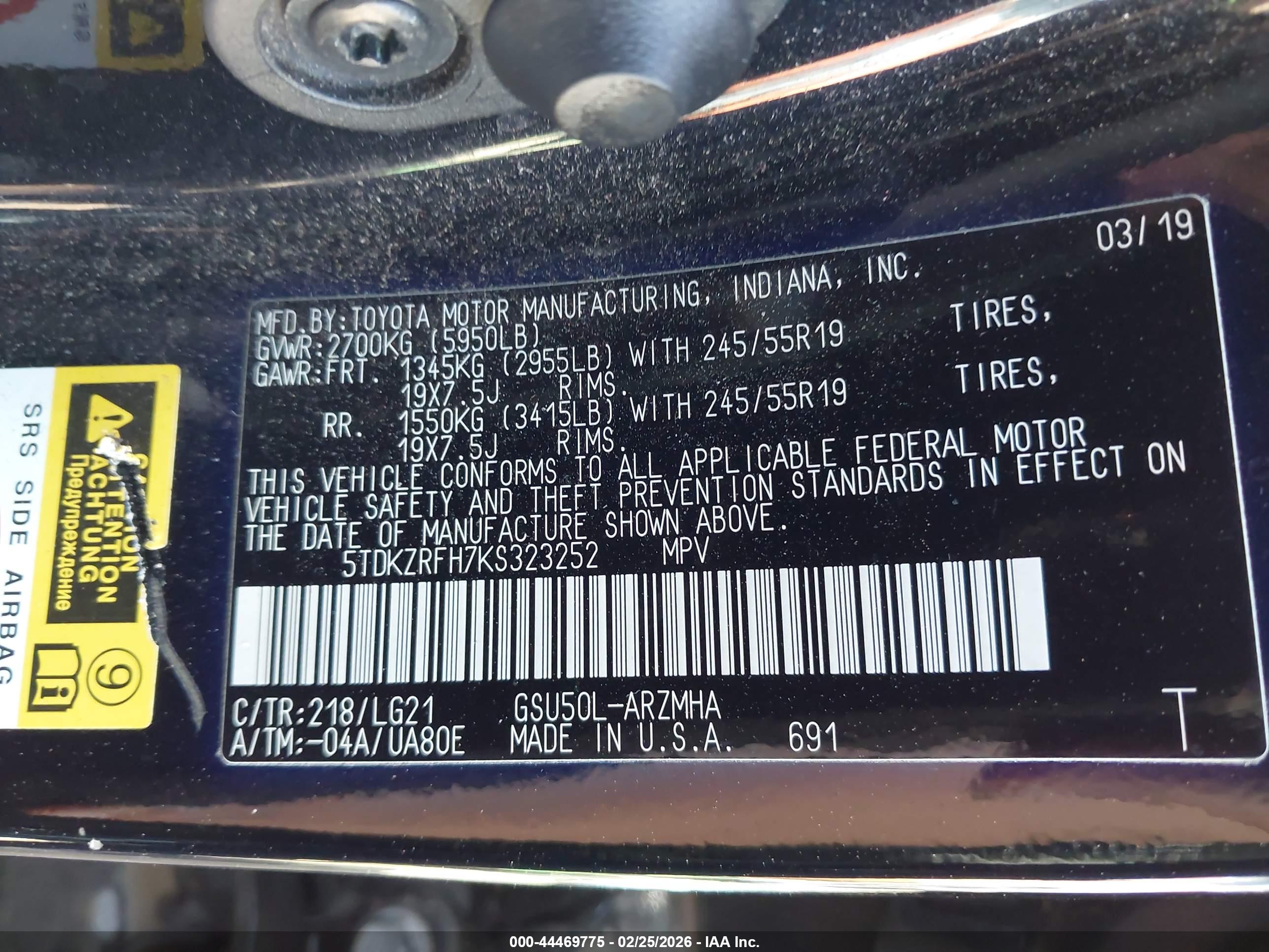 TOYOTA HIGHLANDER image 9