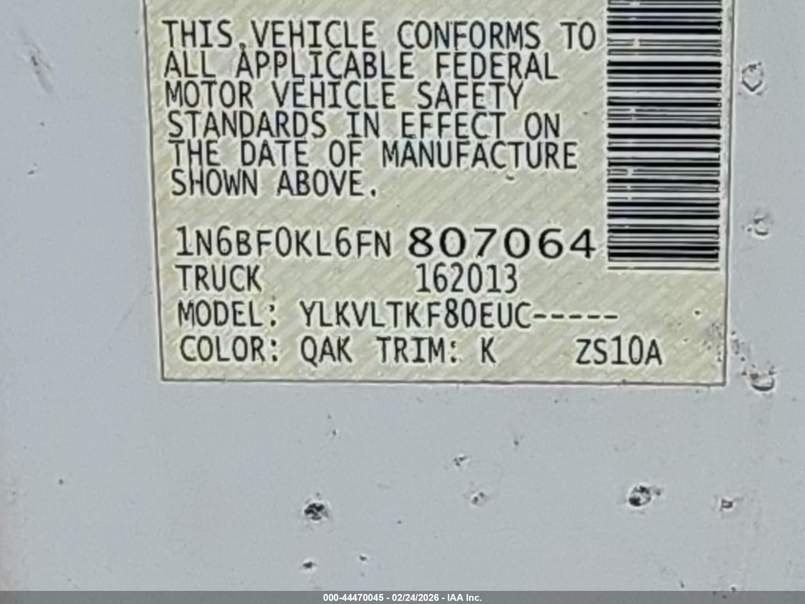 NISSAN NV image 9
