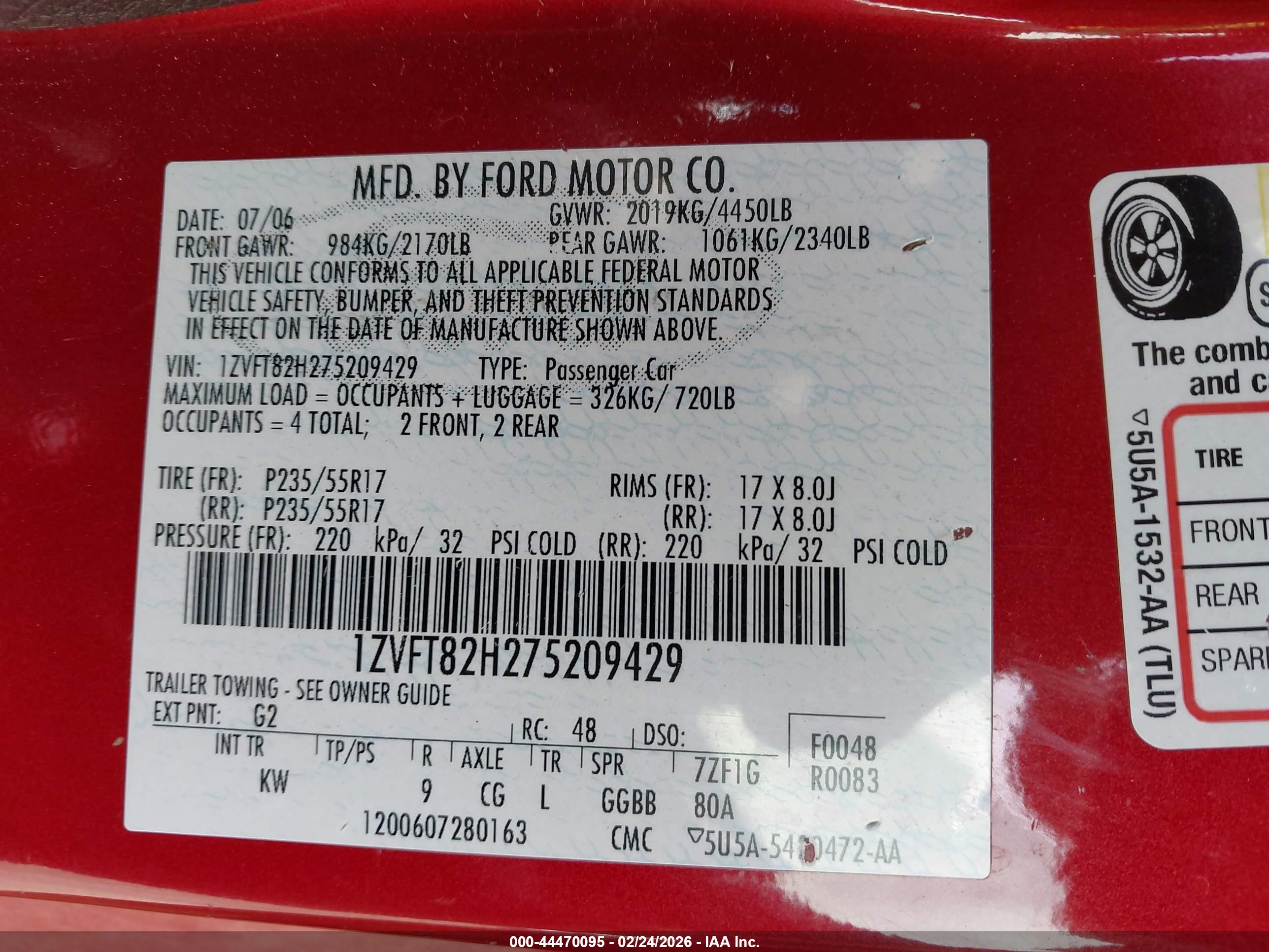 FORD MUSTANG image 9