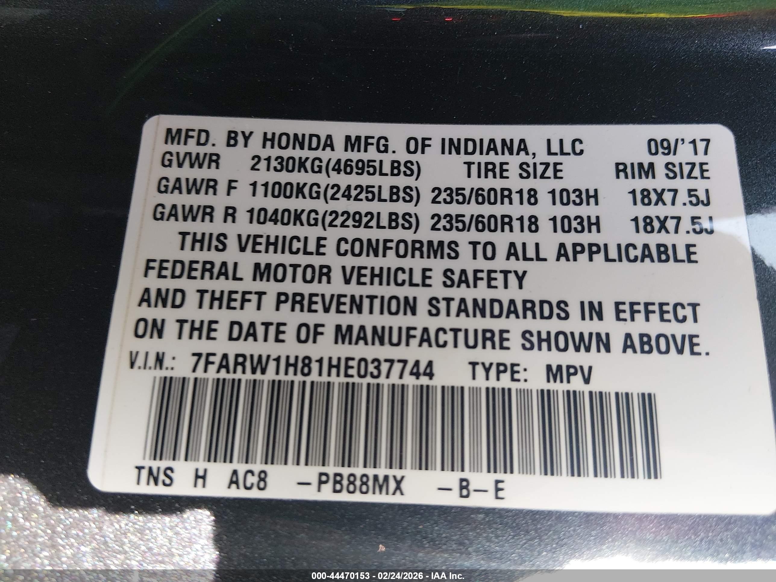 HONDA CR-V image 9