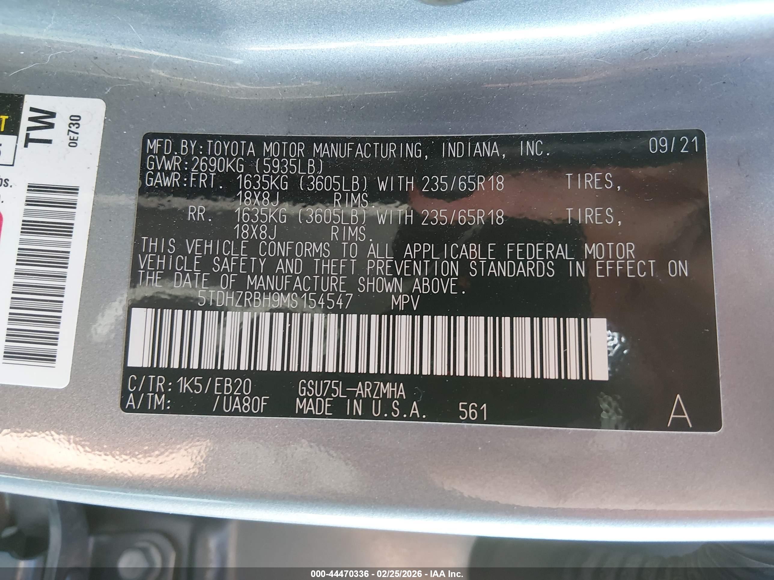 TOYOTA HIGHLANDER image 9