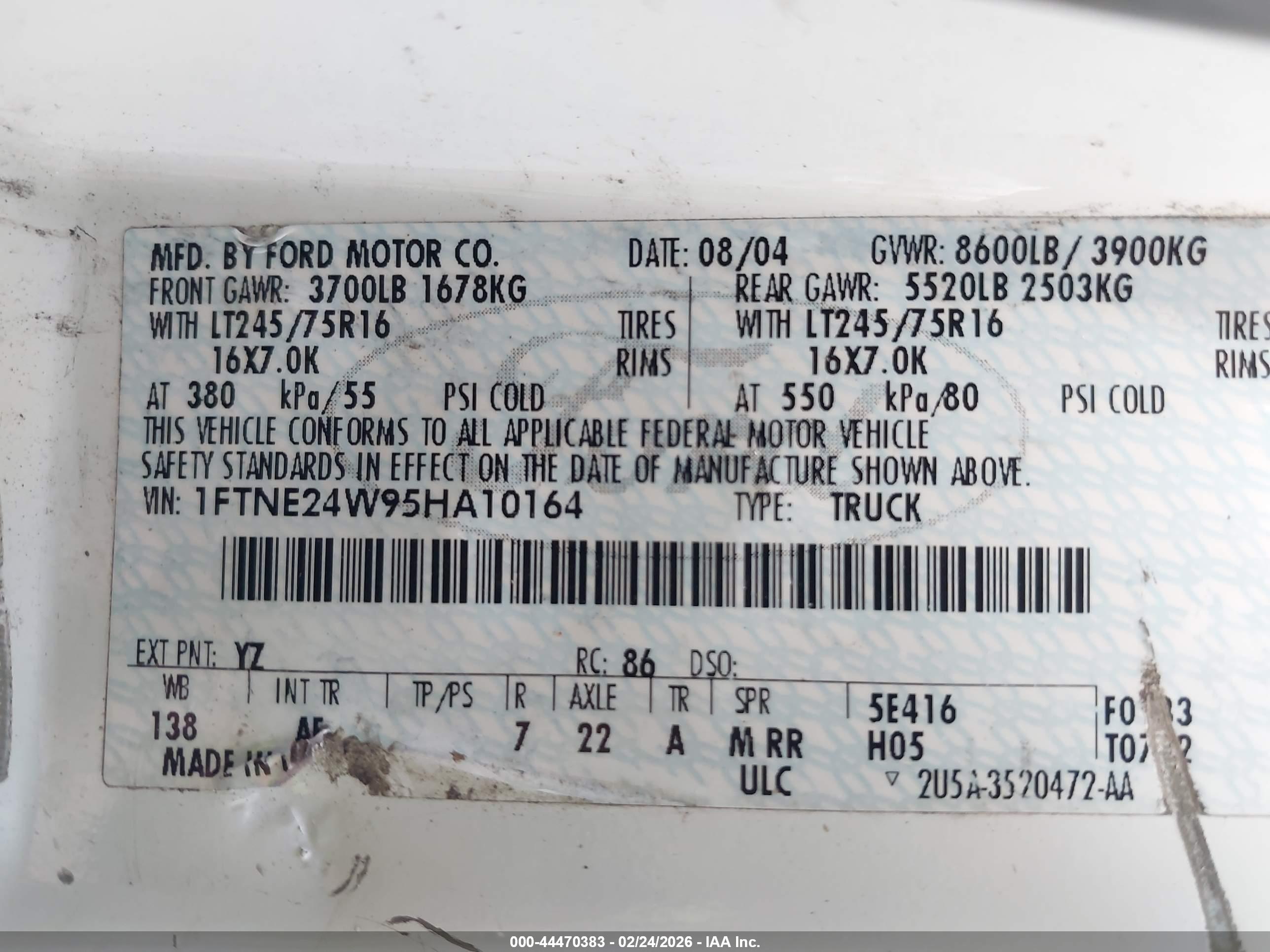 FORD E-250 image 9