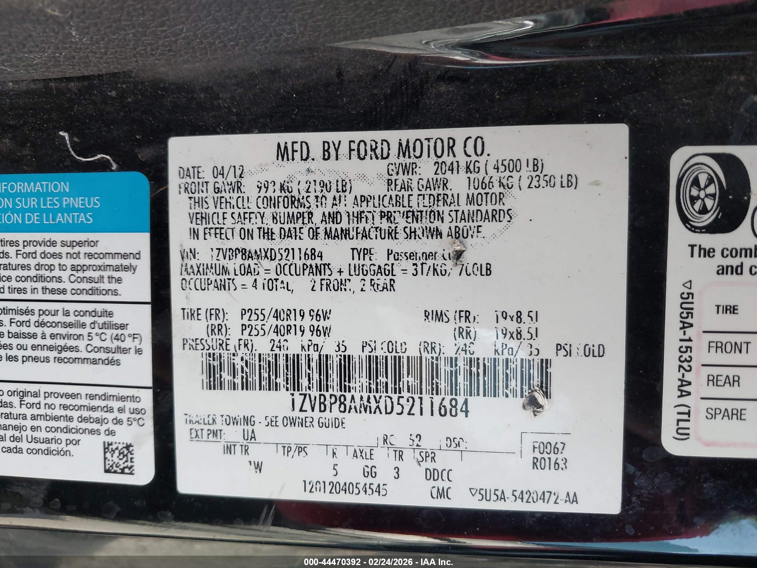 FORD MUSTANG image 9