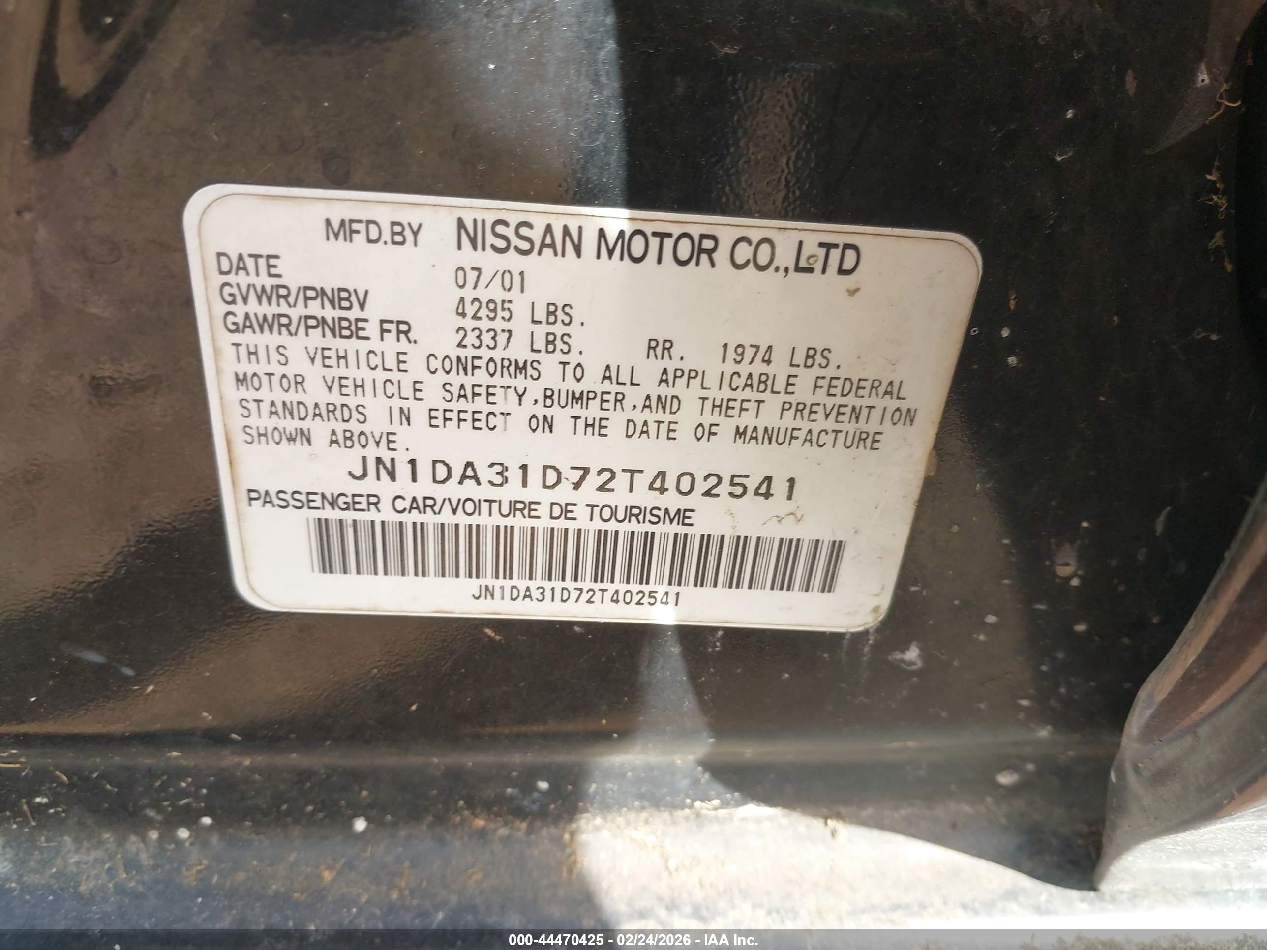 NISSAN MAXIMA image 9