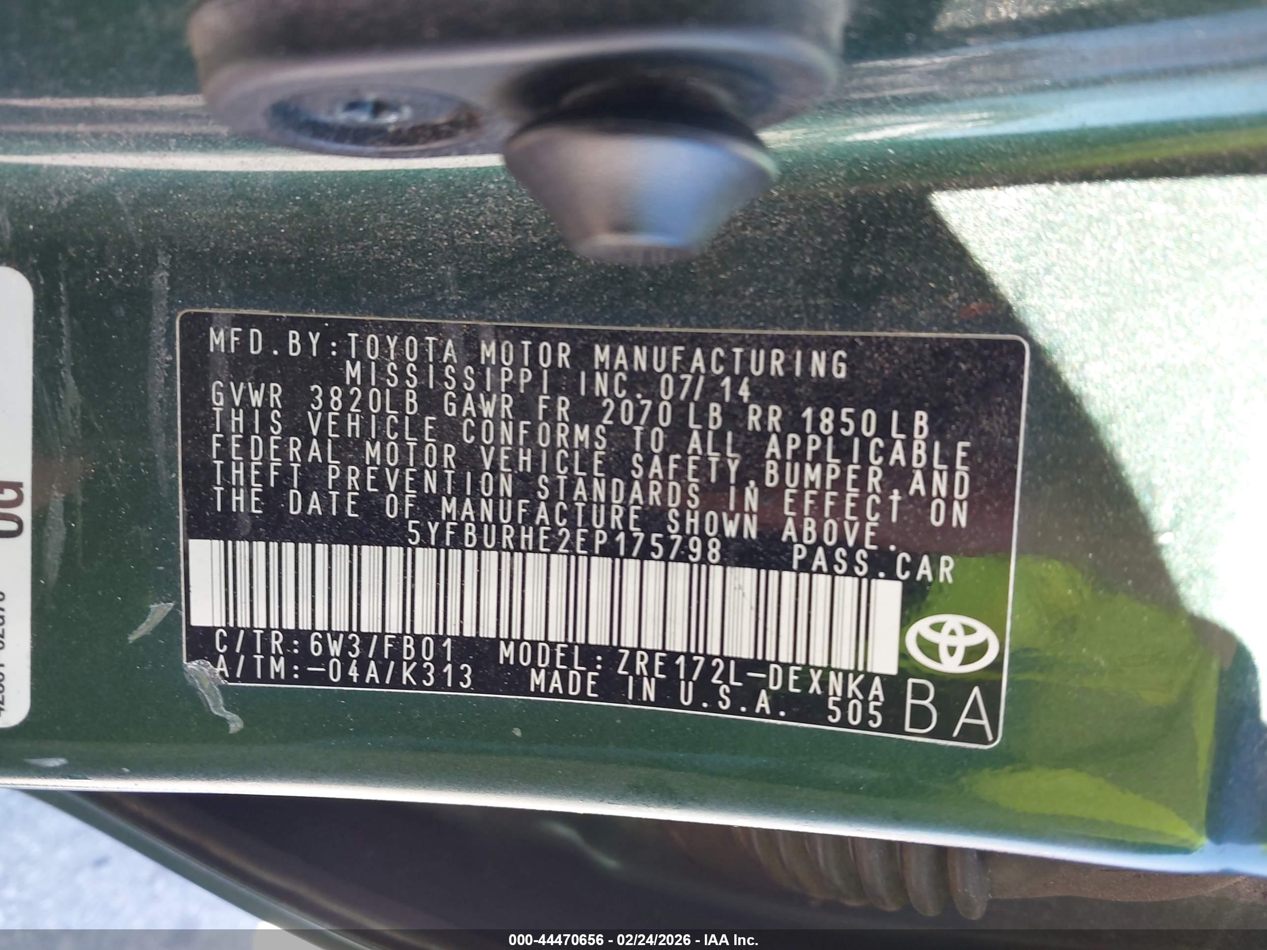 TOYOTA COROLLA image 9