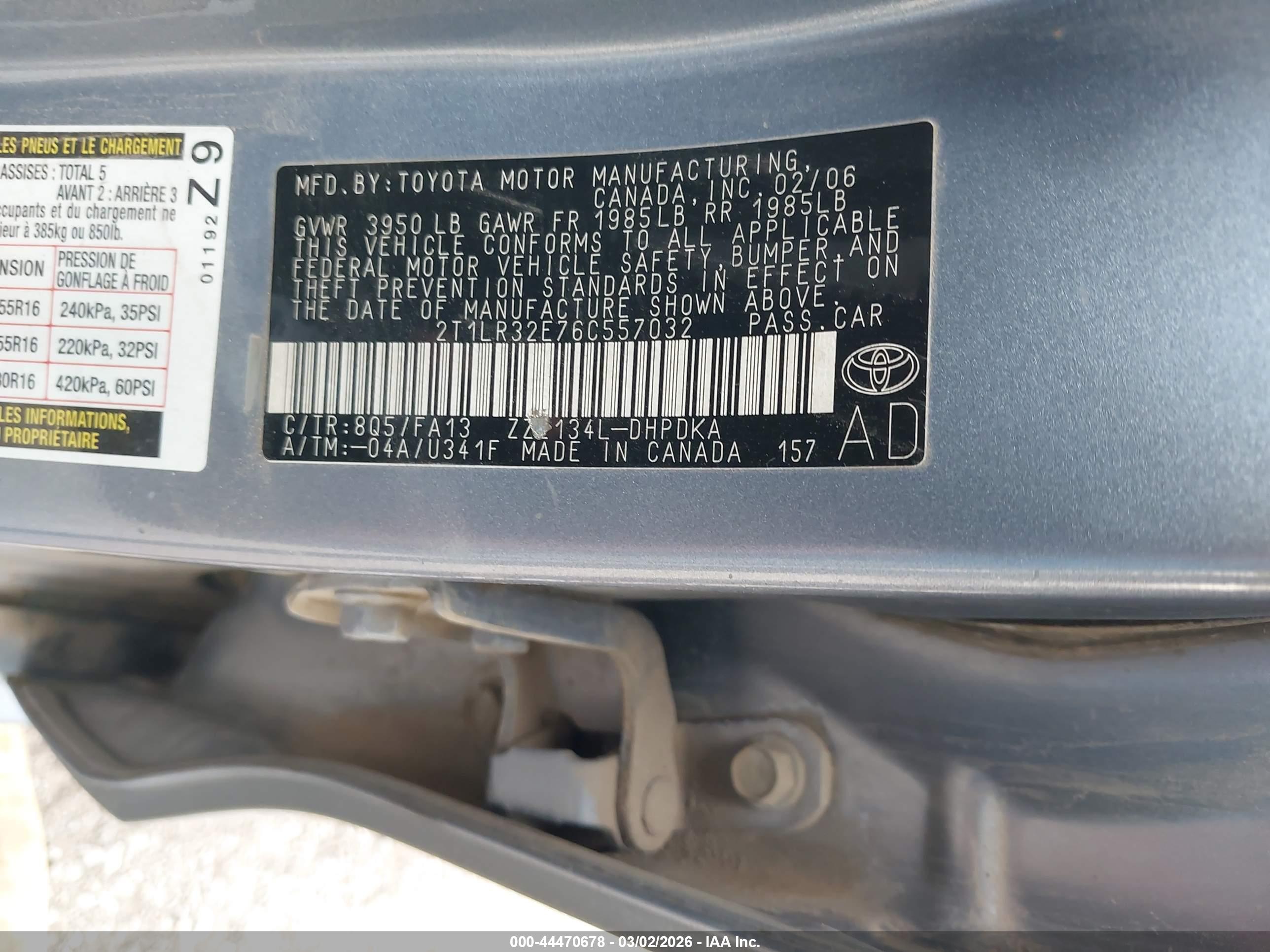 TOYOTA MATRIX image 9