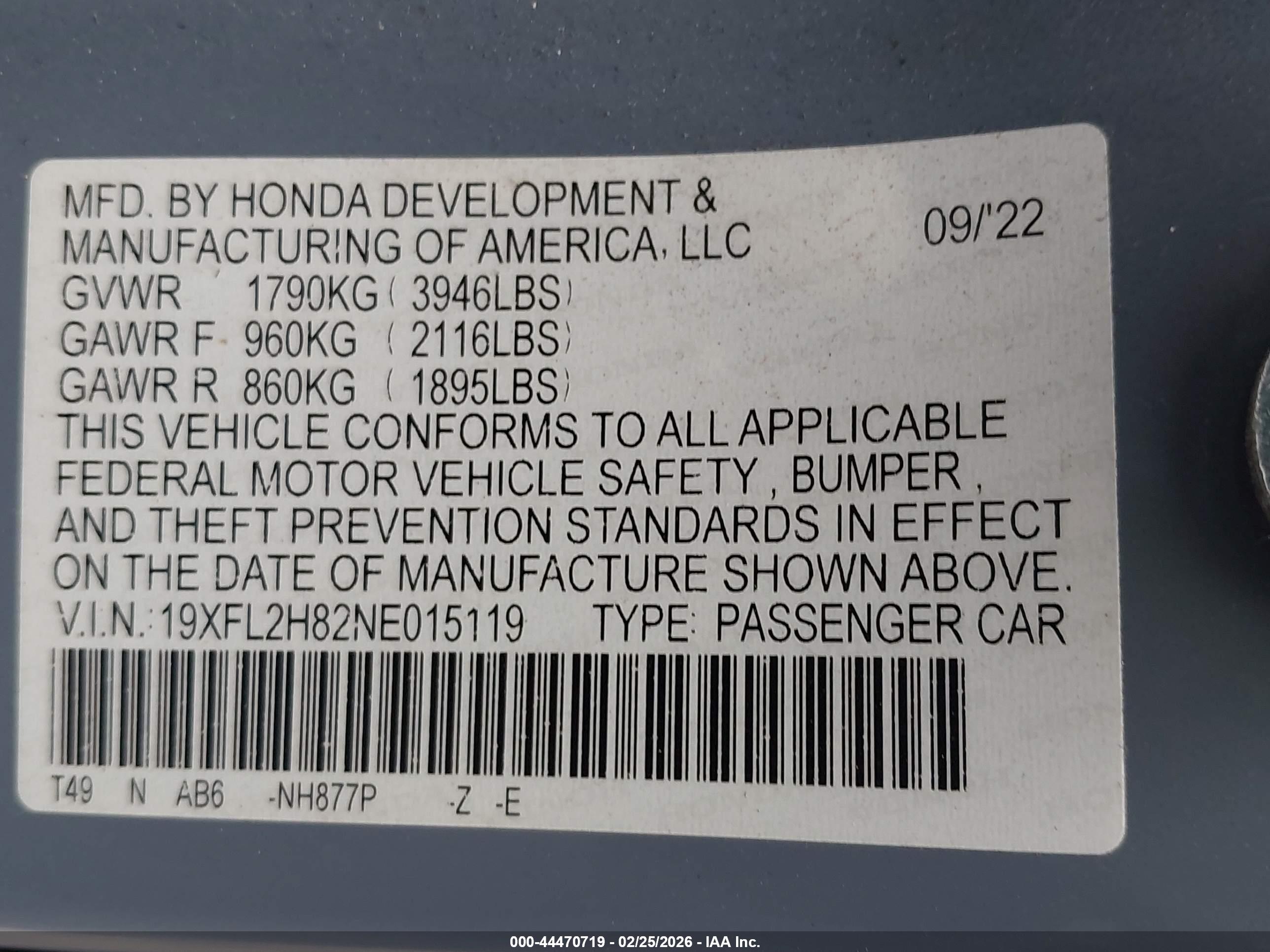 HONDA CIVIC image 9