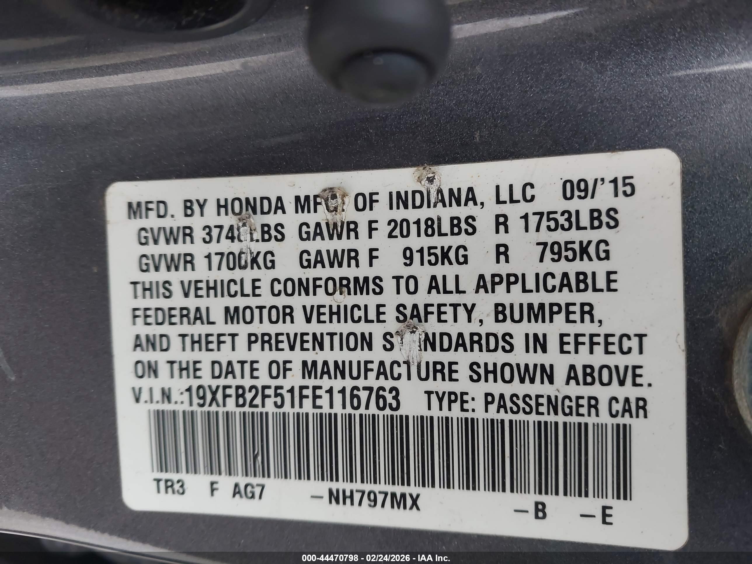 HONDA CIVIC image 9