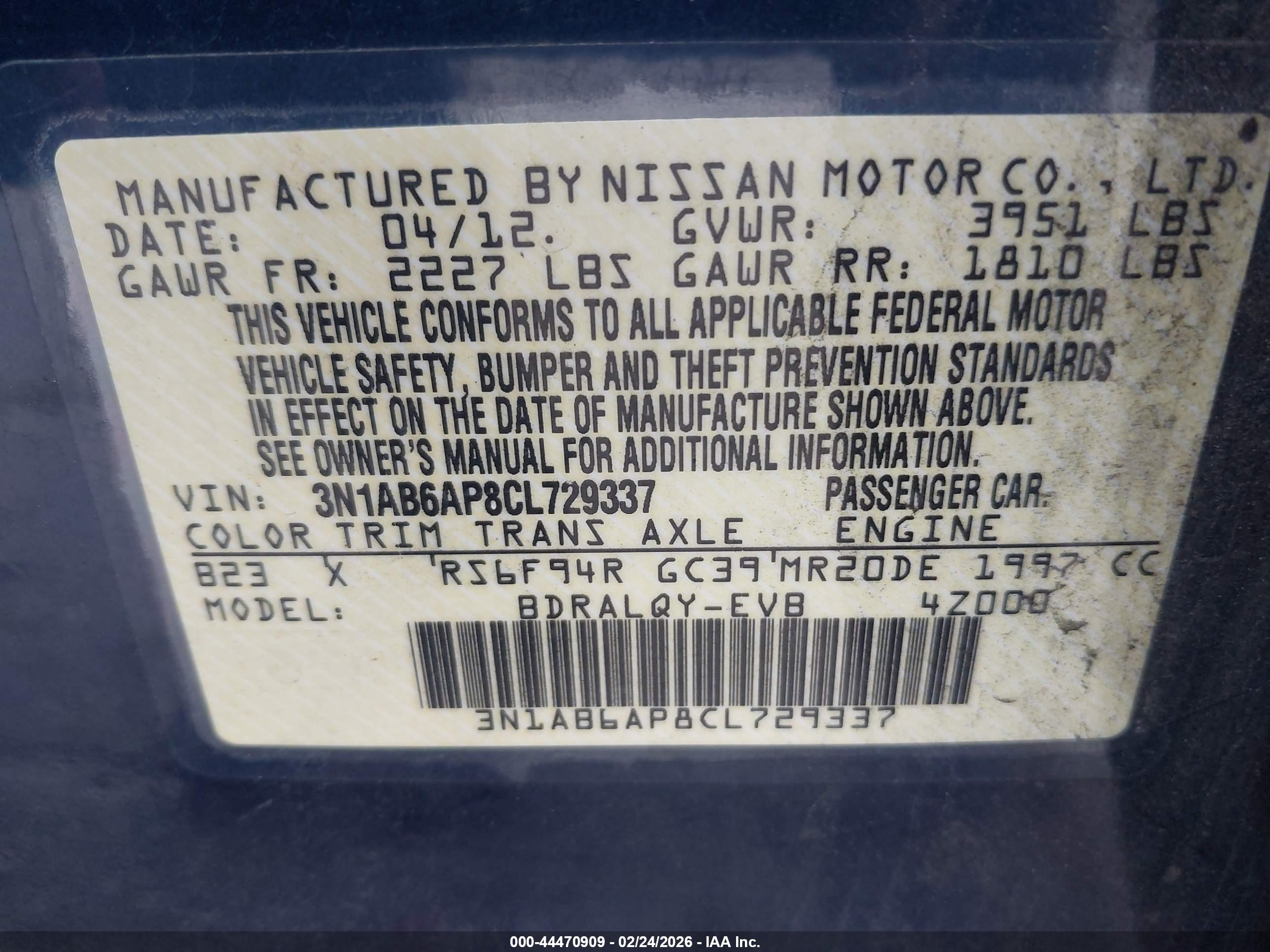 NISSAN SENTRA image 9