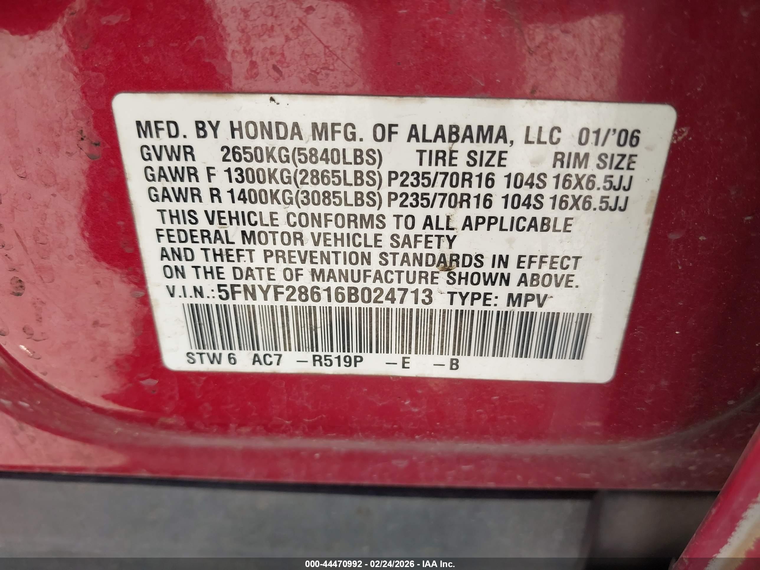 HONDA PILOT image 9