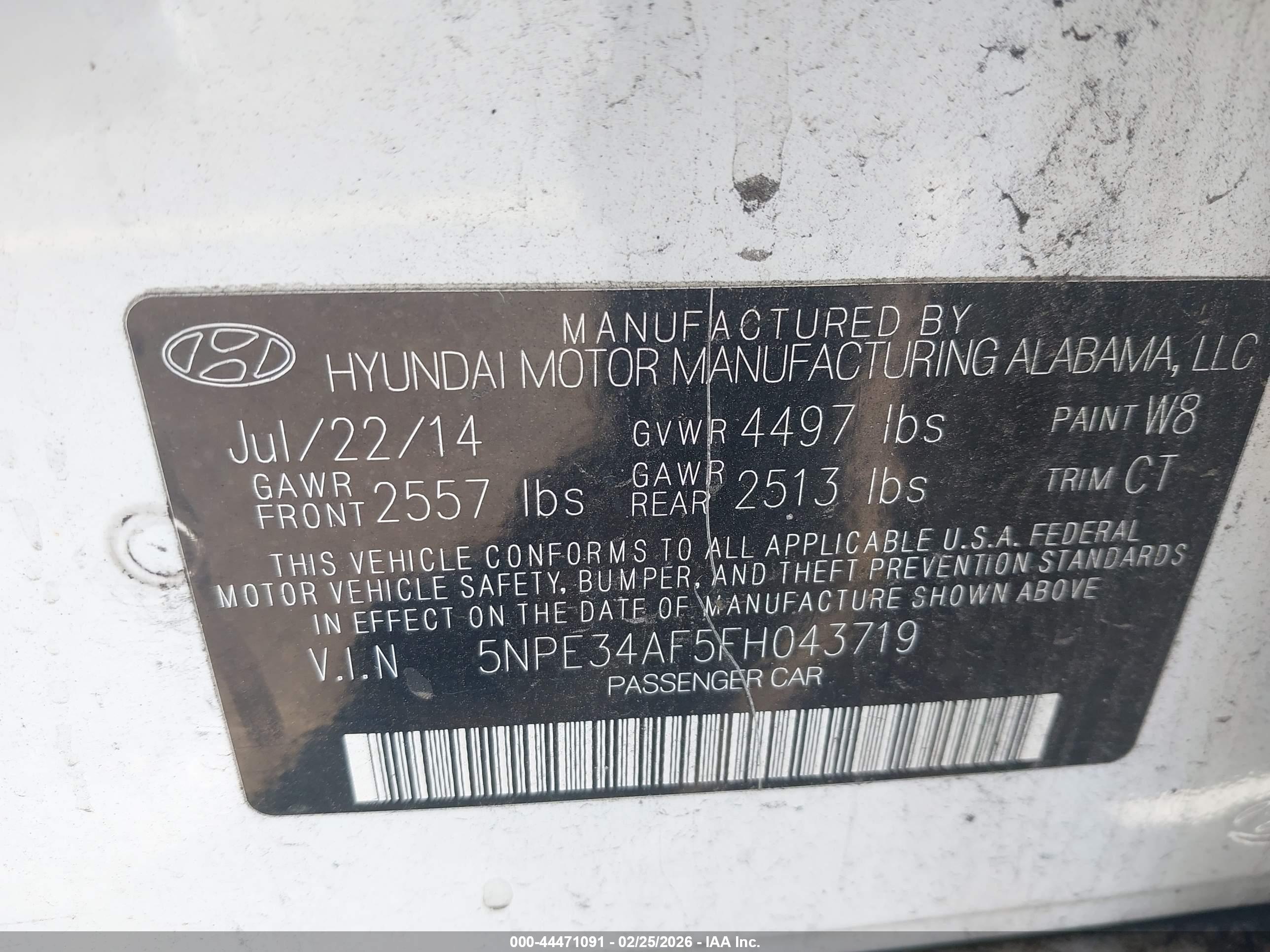 HYUNDAI SONATA image 9
