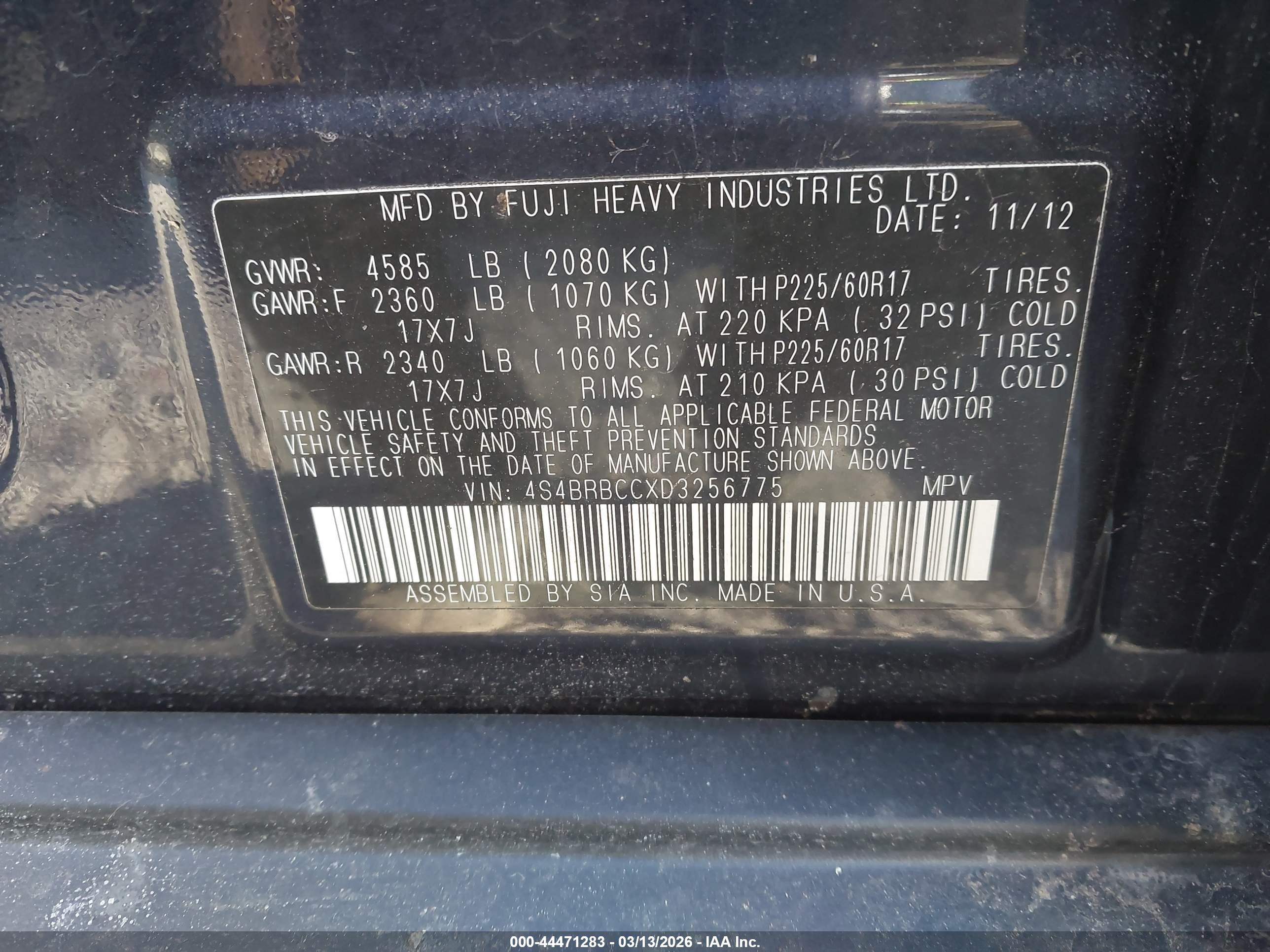 SUBARU OUTBACK image 9