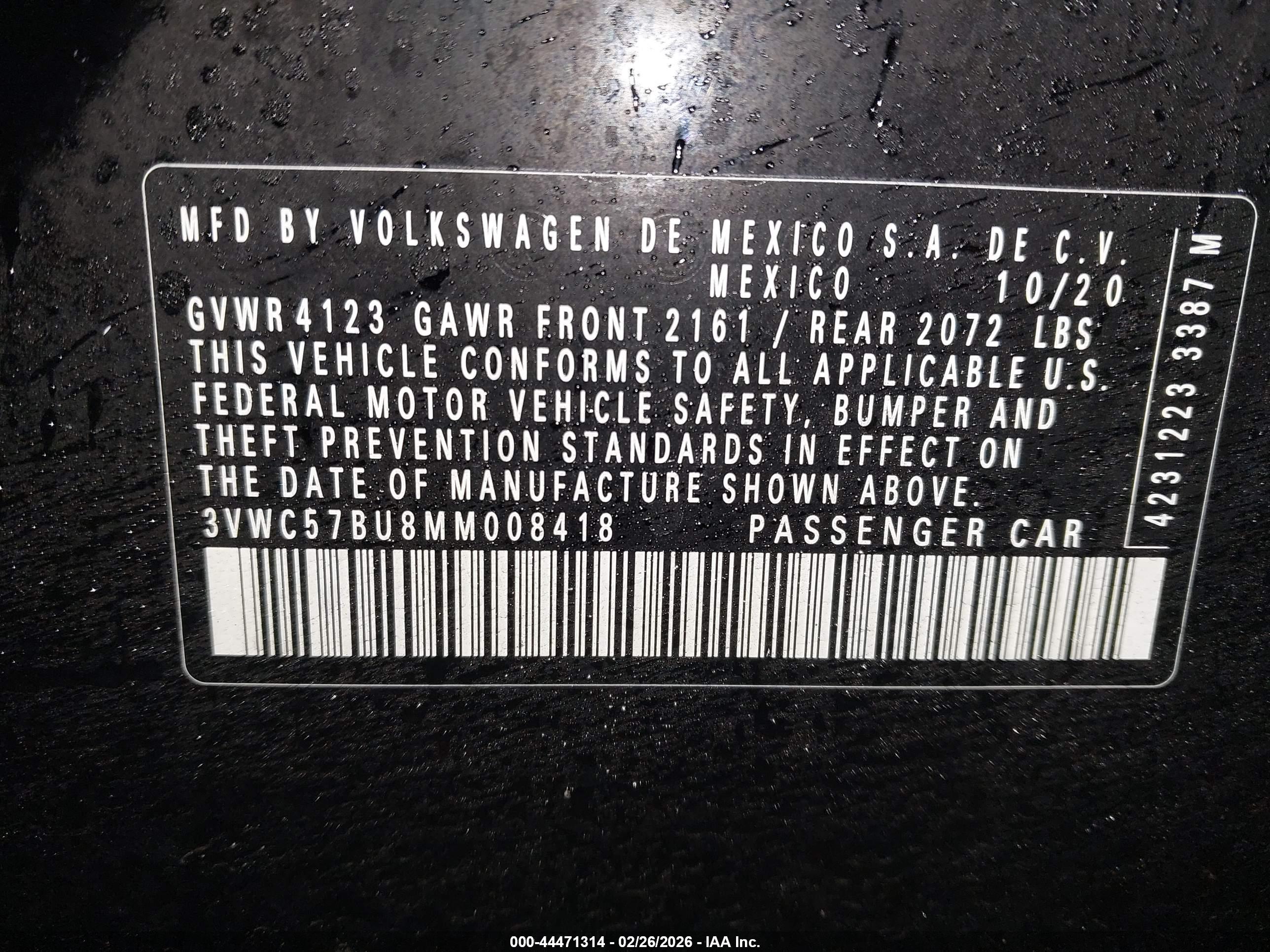VOLKSWAGEN JETTA image 9