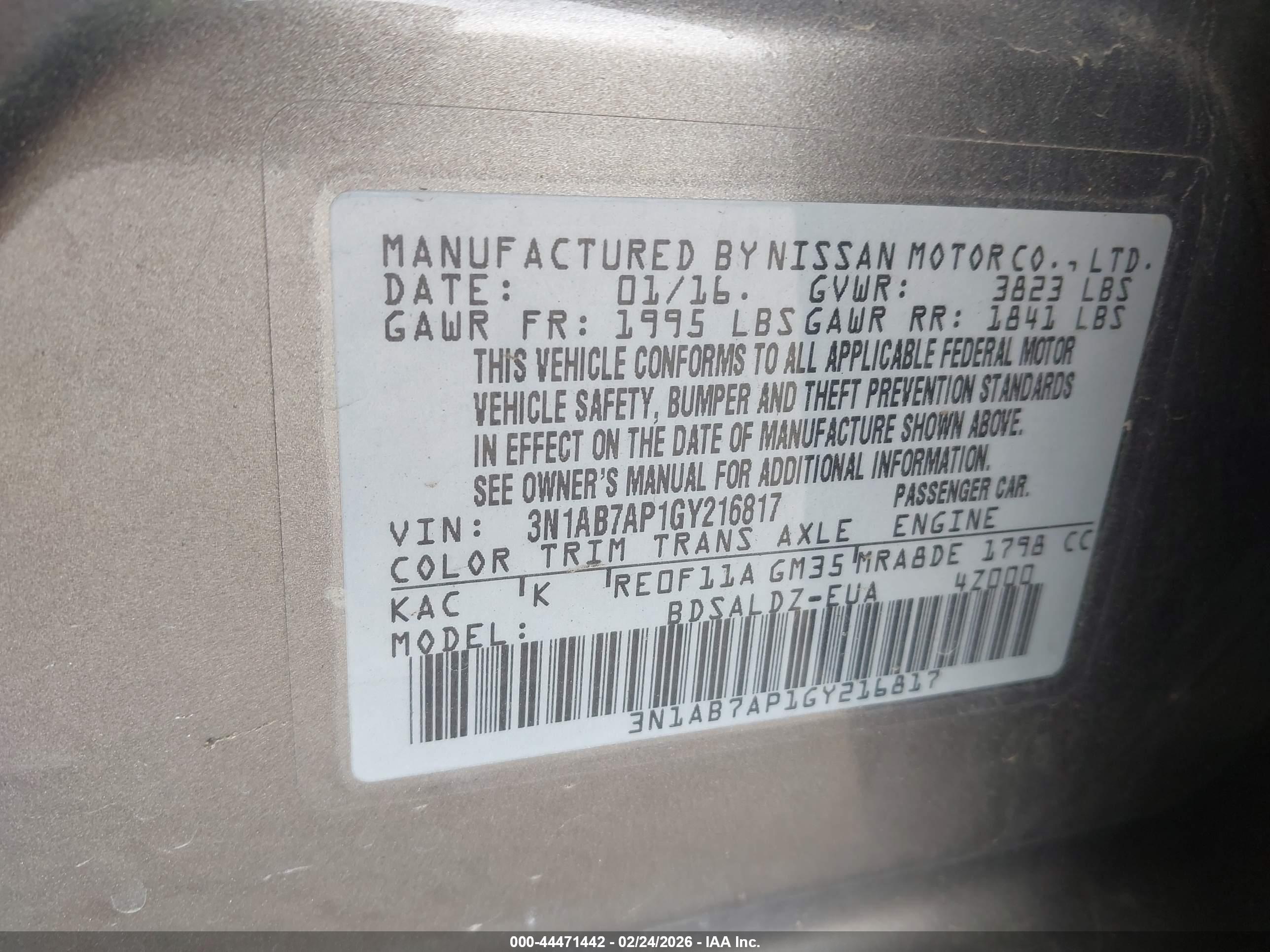 NISSAN SENTRA image 9