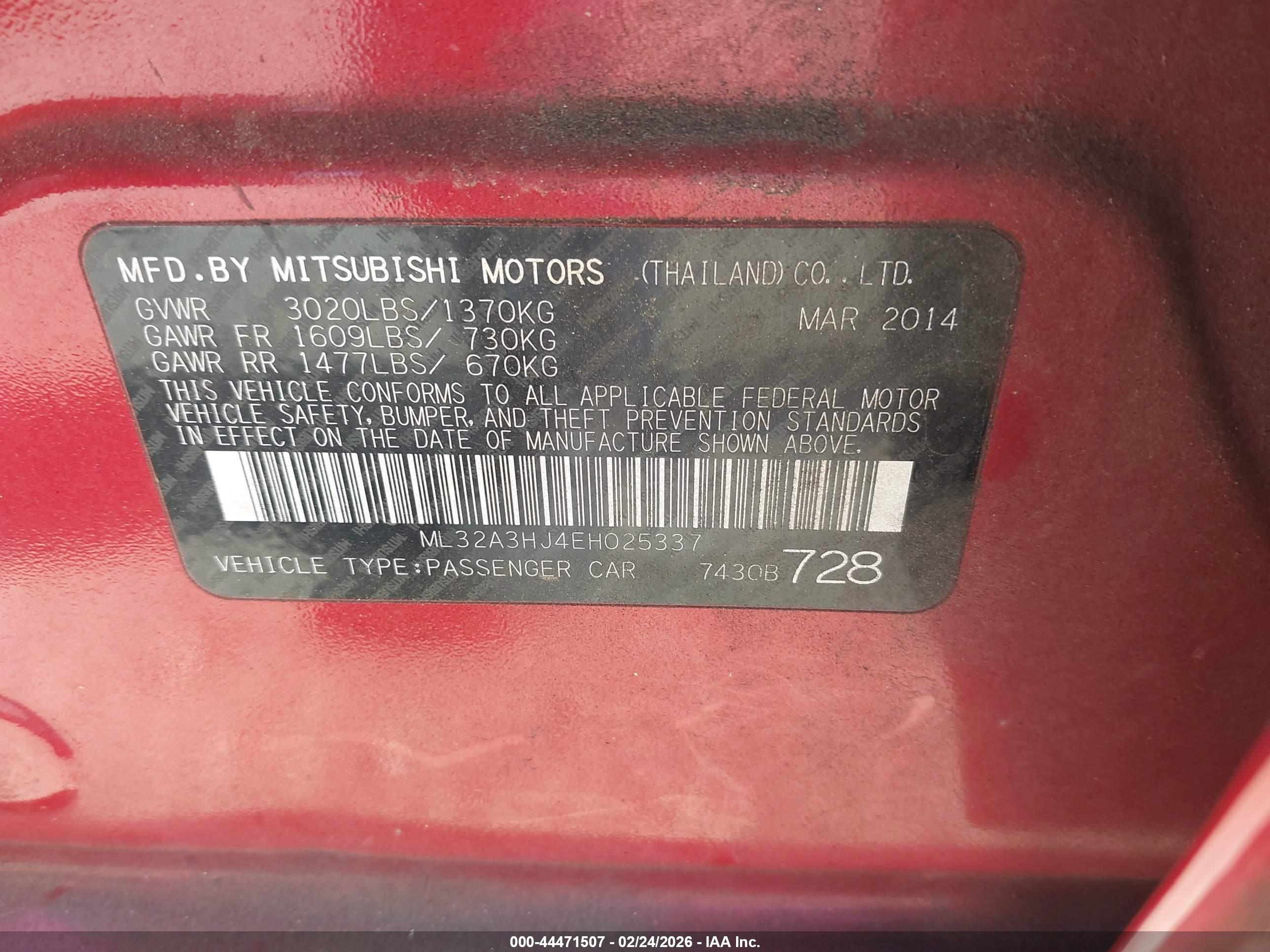 MITSUBISHI MIRAGE image 9