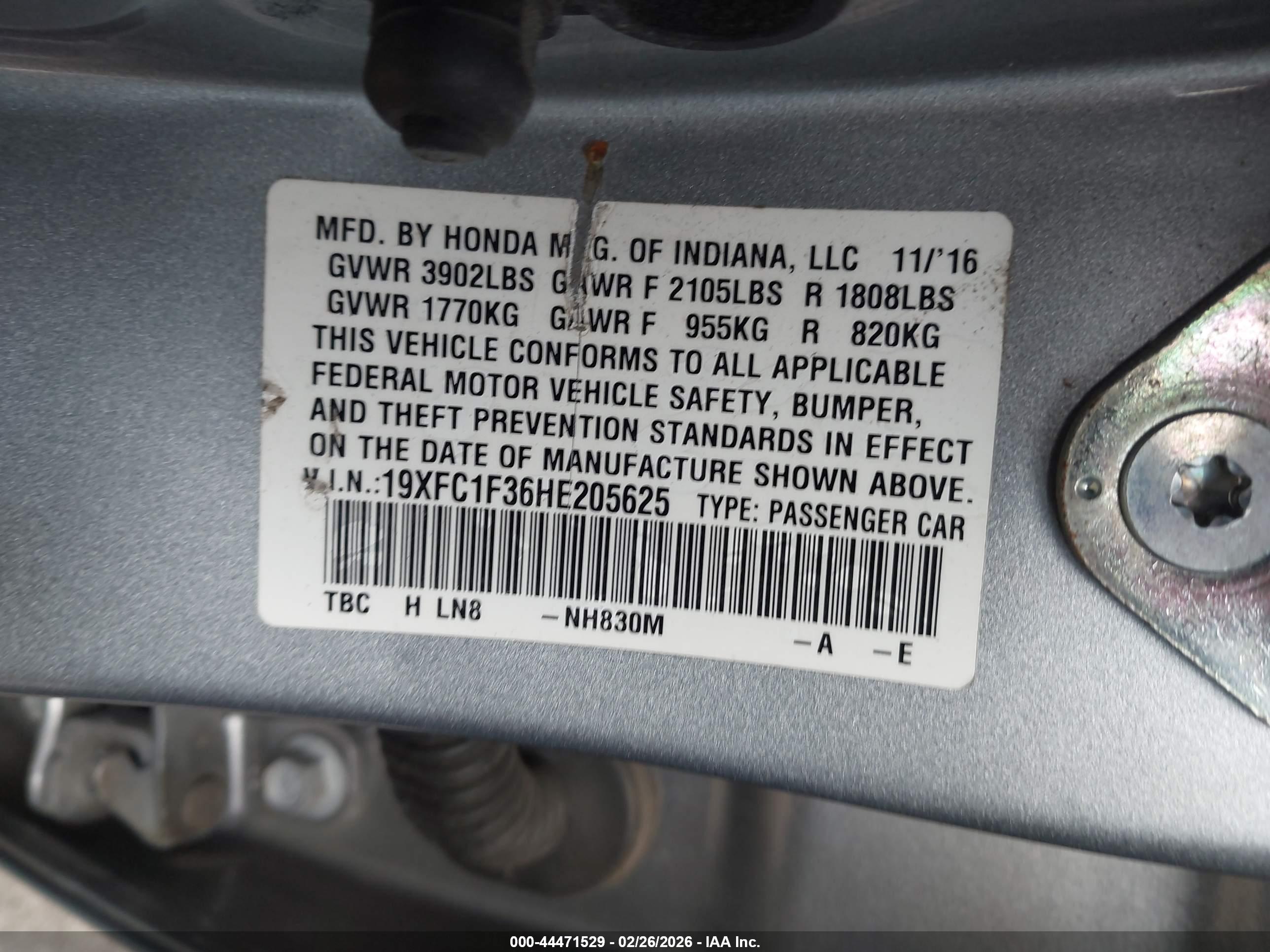 HONDA CIVIC image 9