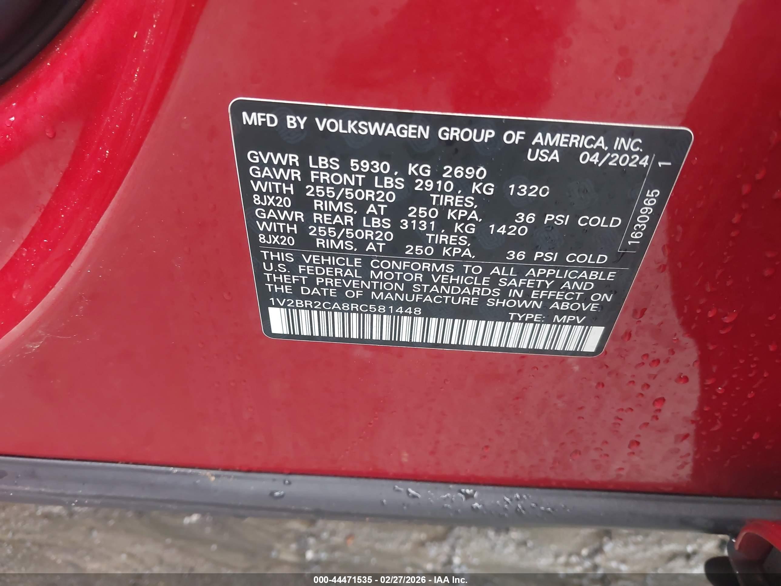 VOLKSWAGEN ATLAS image 9