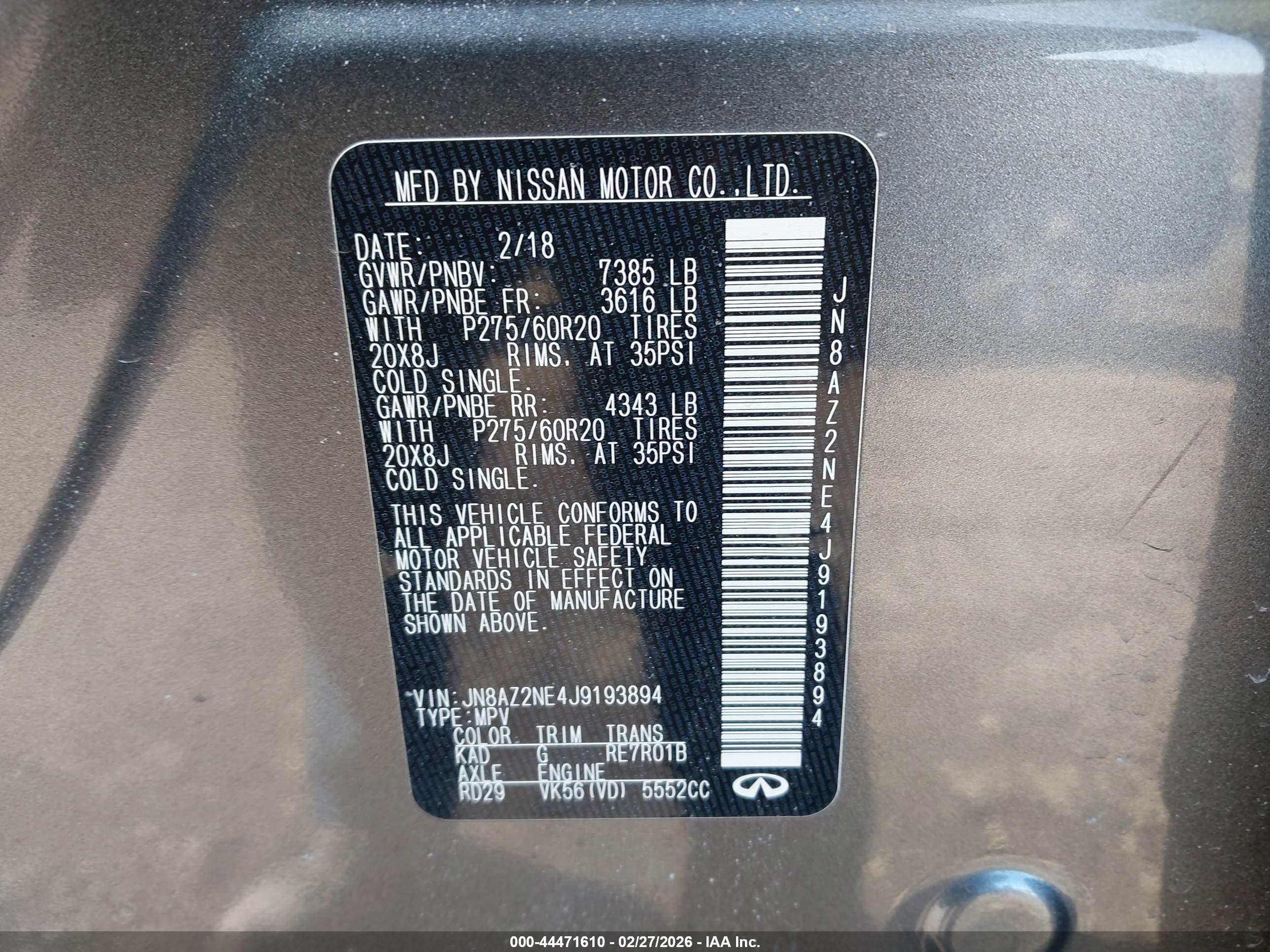 INFINITI QX80 image 9