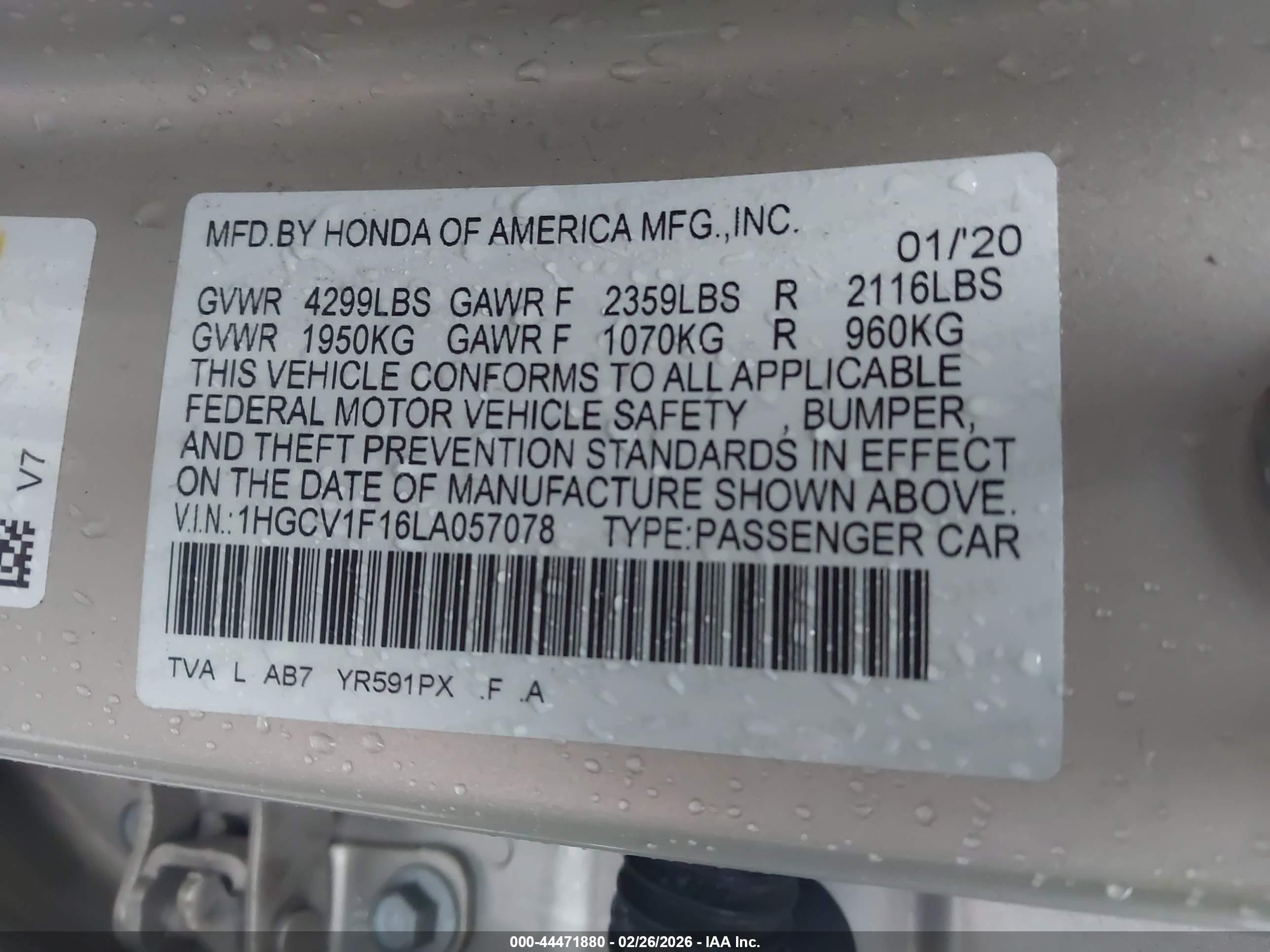 HONDA ACCORD image 9